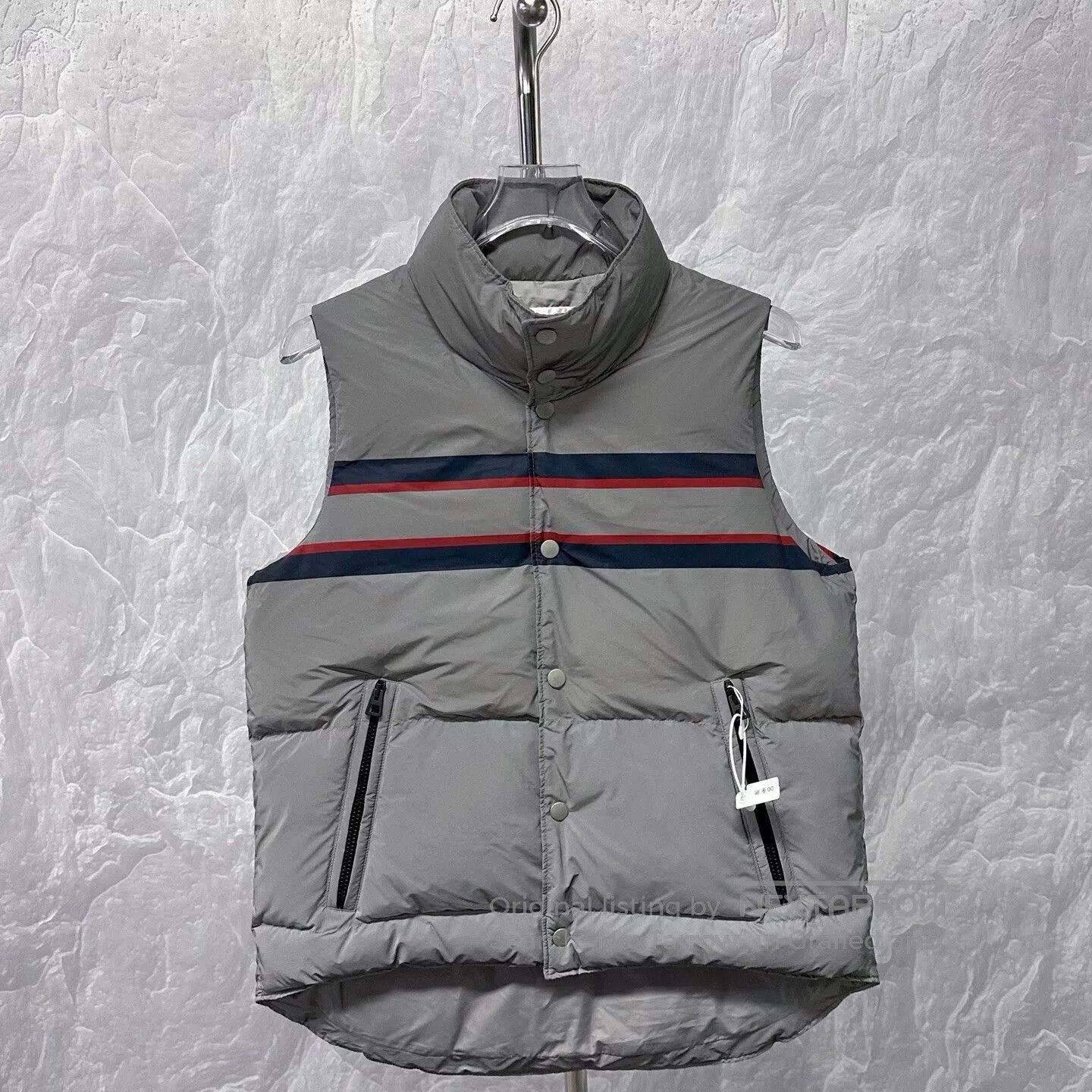 Dior dior striped puffer vest with high collar. Size US S / EU 44-46 / 1 - 1 Thumbnail