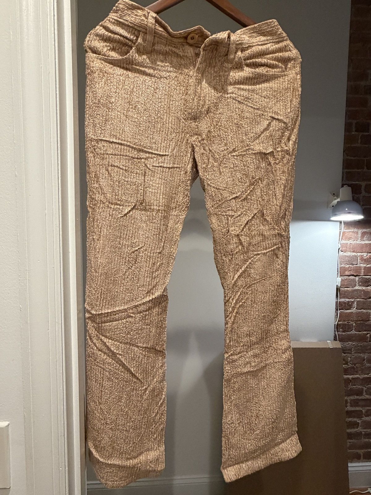 Sefr Sefr Maceo Corduroy Trousers (beige) Size US 28 / EU 44 - 1 Thumbnail