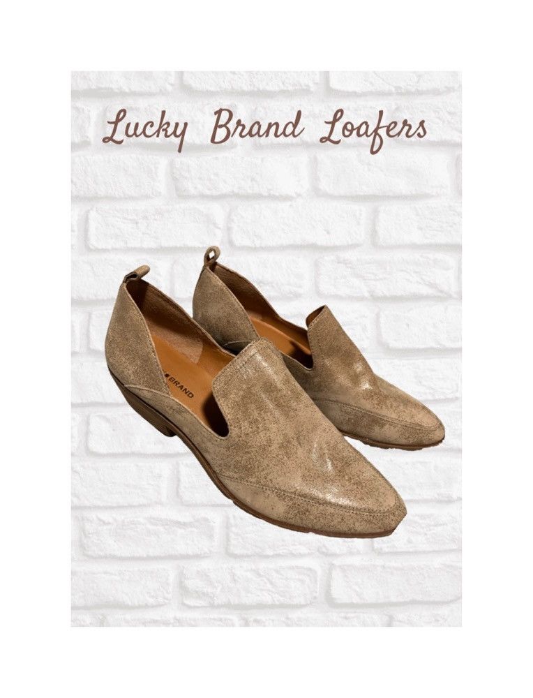Lucky Brand Lucky Brand Mahzan Leather Women’s Slip On Bootie Loafer Size US 8 / IT 38 - 1 Thumbnail