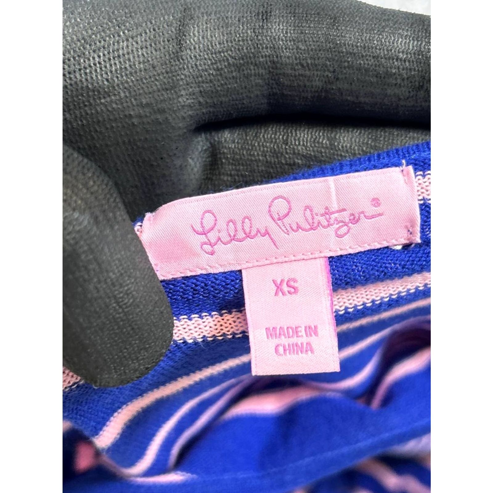 Lilly Pulitzer **Lilly Pulitzer Blue Pink Striped Women's XS Pullover Sweater** User: Lilly Pulitzer Blue Pink Striped Women's XS Pullover Sweater Size XS / US 0-2 / IT 36-38 - 3 Thumbnail
