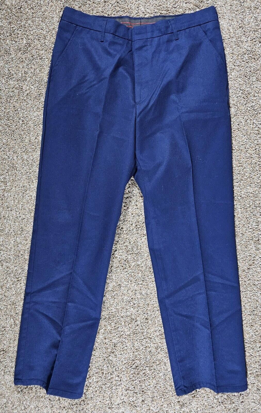 Designer VF Imagewear Blue Dress Pants Workwear 36x32 Usa Made Size US 36 / EU 52 - 1 Thumbnail