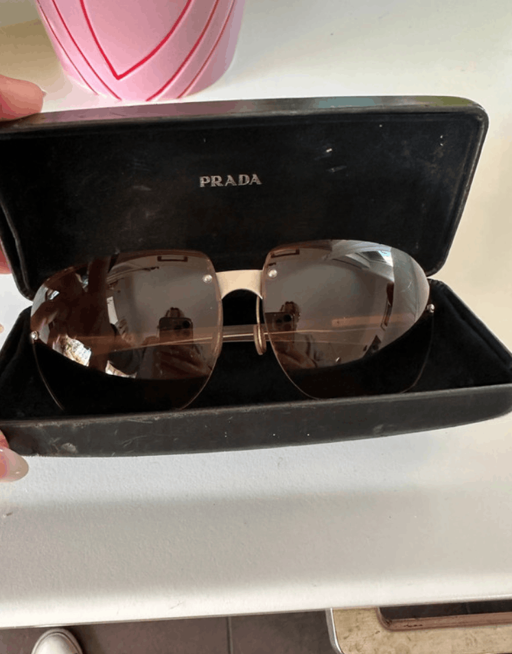 Prada PRADA Sunglasses SPR 75A Wrap Shield Mask Symbole Sport Size ONE SIZE - 2 Thumbnail