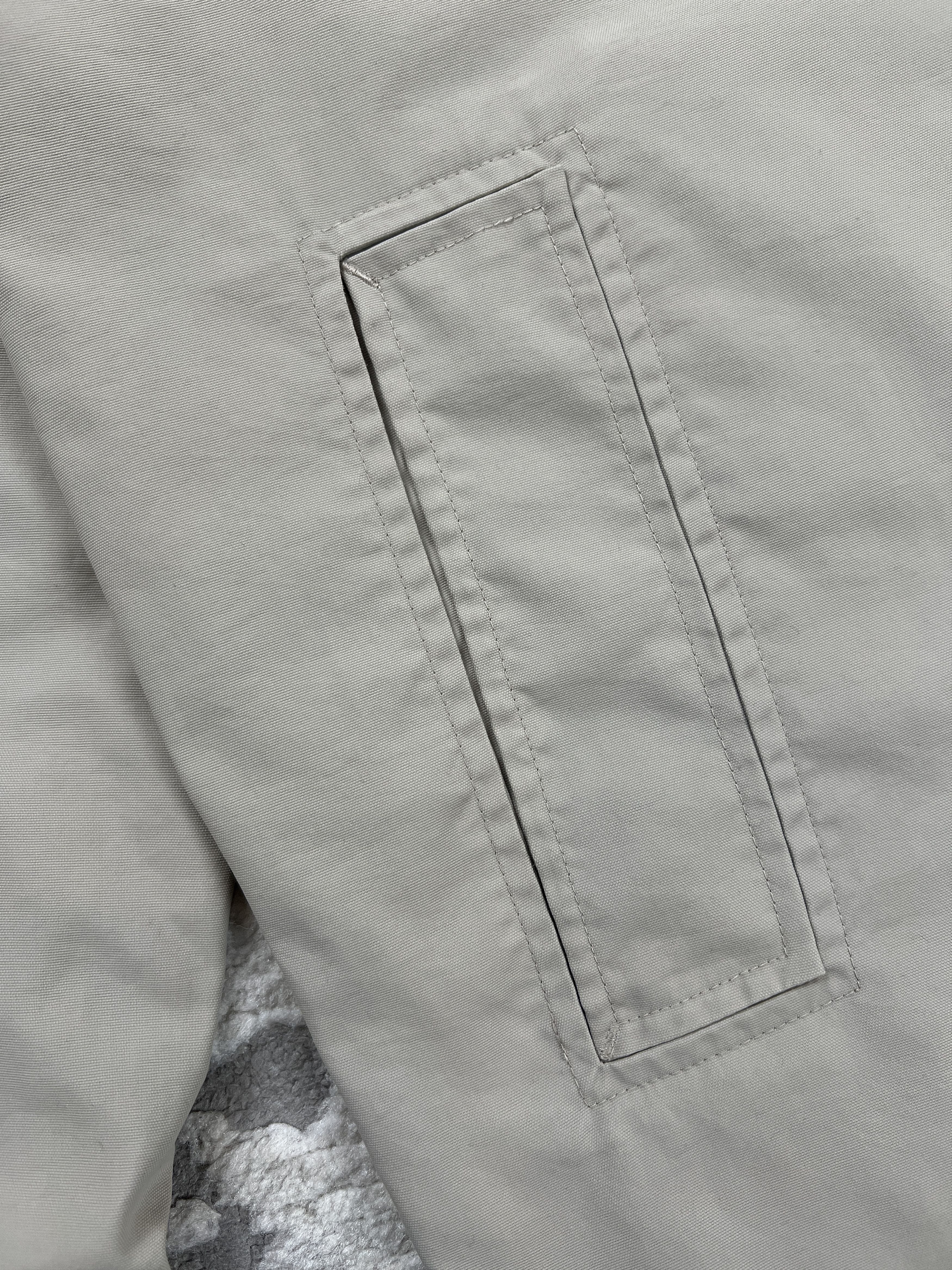 Lacoste Vintage Lacoste Jacket Fleece Lined Sz 50/4 Metal Logo Beige Size US L / EU 52-54 / 3 - 5 Thumbnail