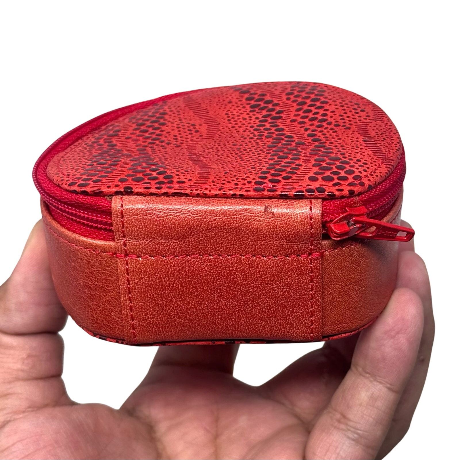 Versace Versace Red Zipper Pouch Size ONE SIZE - 9 Thumbnail