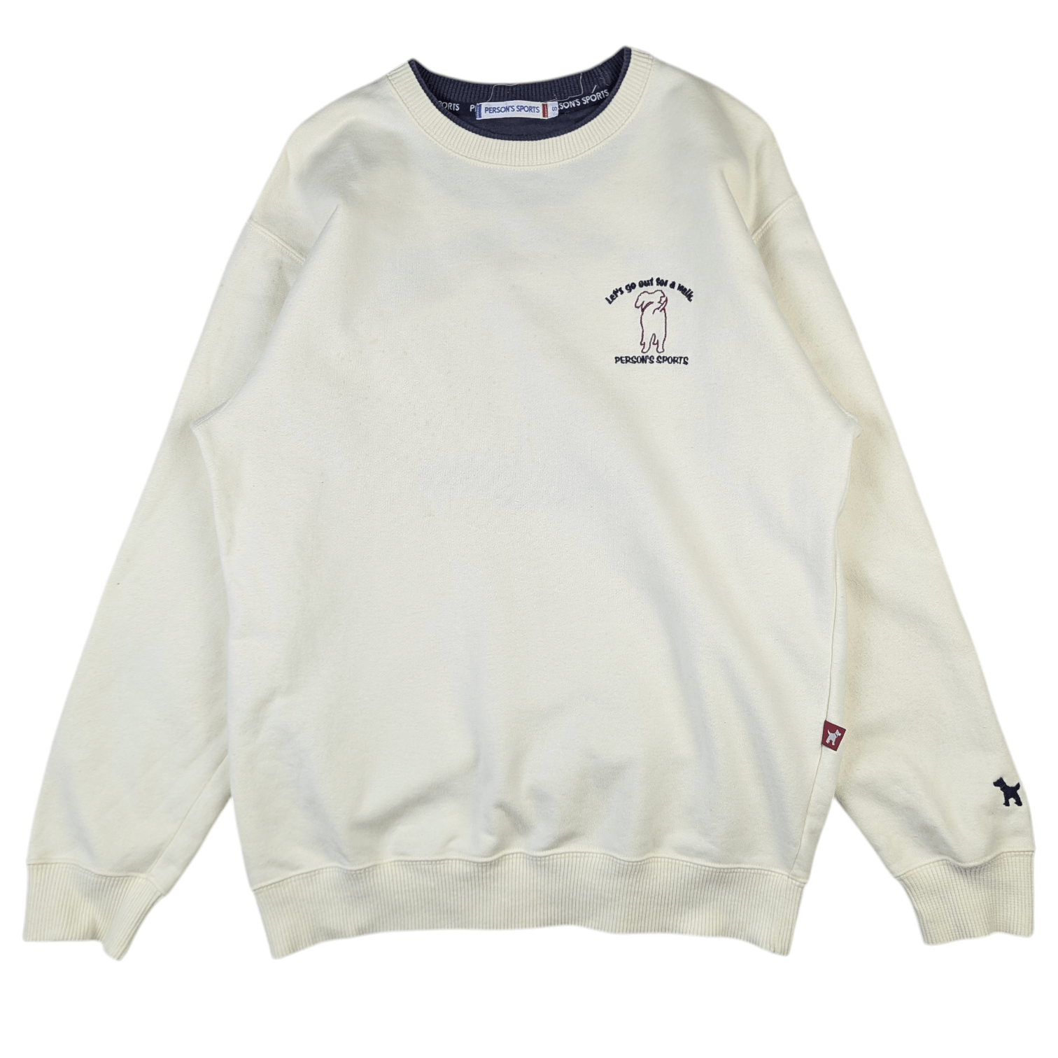 PERSON'S Vintage 90's PERSON'S SPORT Love Dogs Sportswear Sweatshirts Size US XS / EU 42 / 0 - 4 Thumbnail