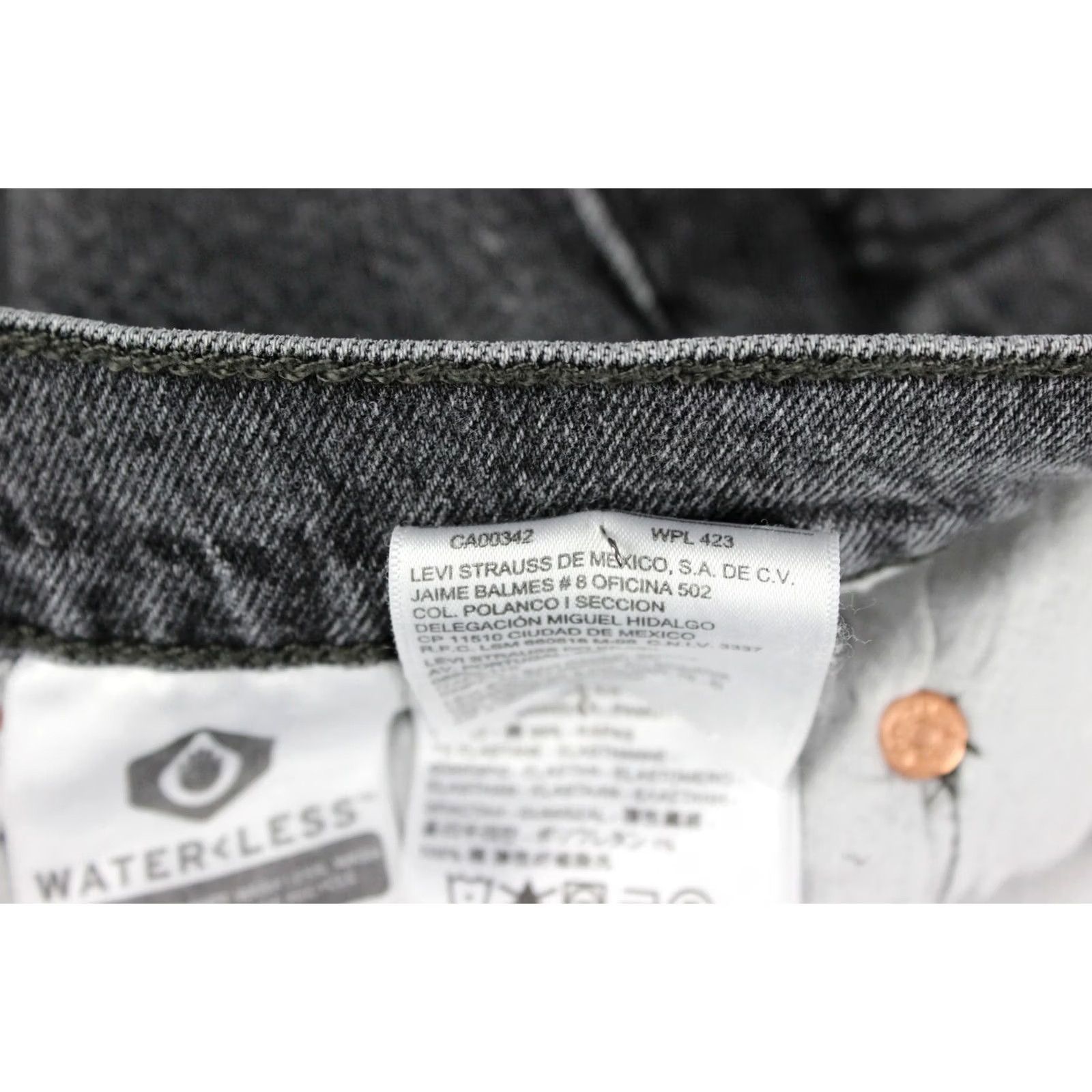 Vintage LEVI STRAUSS & CO. 501 PREMIUM BIG E Jeans Men's Grey W30/L28 Stretchy Thick Size US 30 / EU 46 - 7 Thumbnail