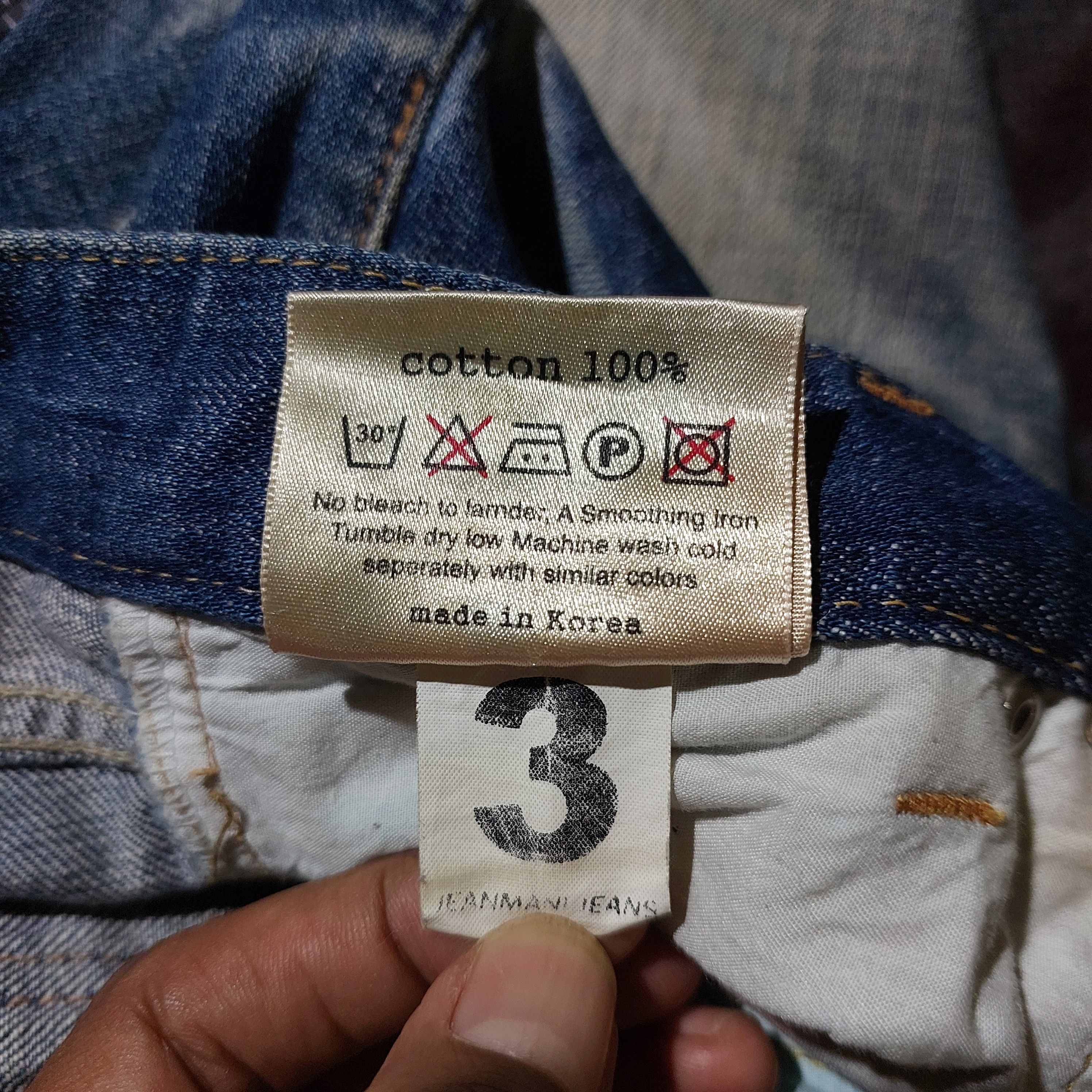 Tornado Mart Jean Mani distressed fadded blue flared jeans Size US 29 - 13 Thumbnail