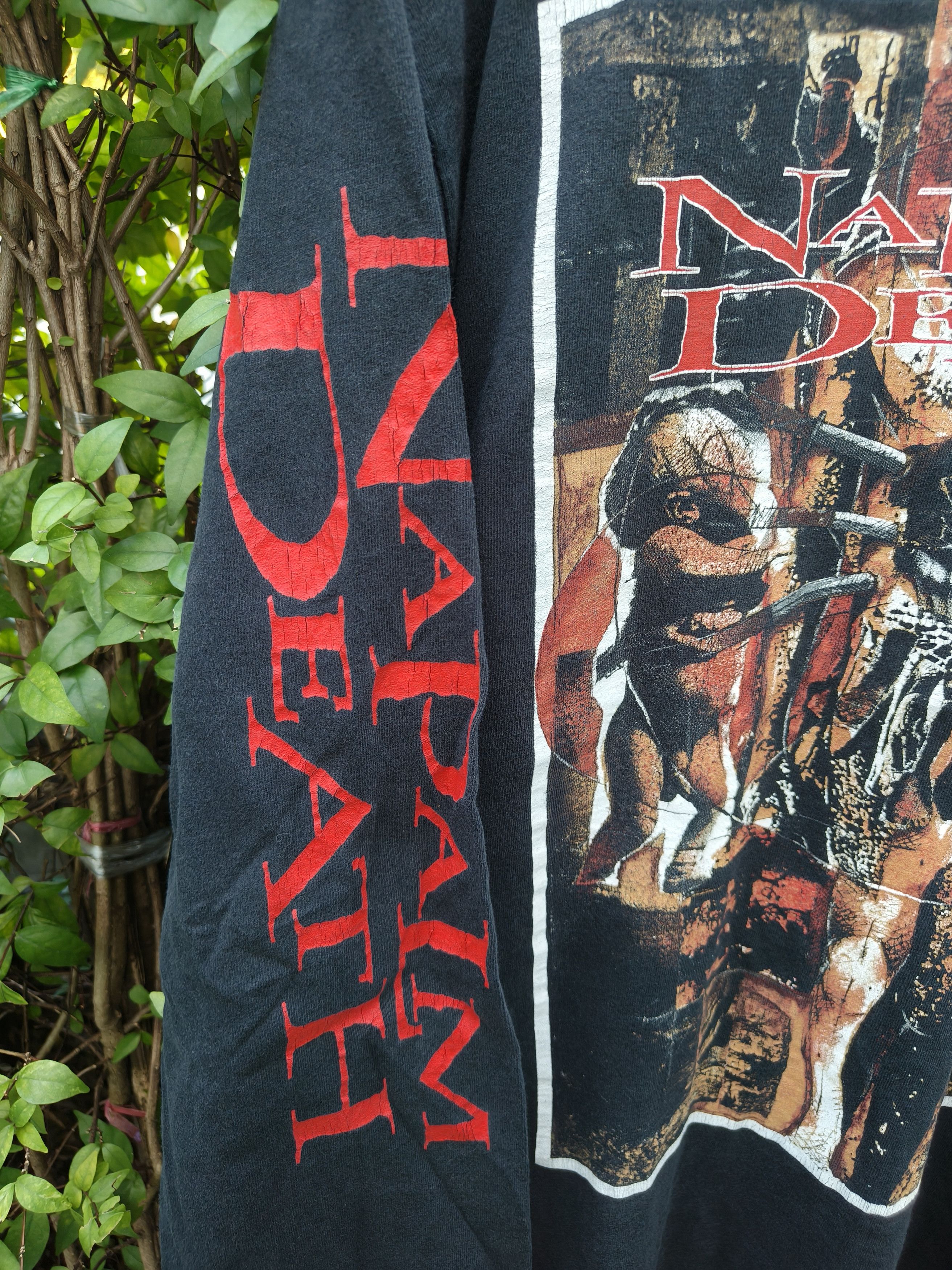 Band Tees Vintage 90s Napalm death (North American tour) Ls shirt Size US XL / EU 56 / 4 - 3 Thumbnail