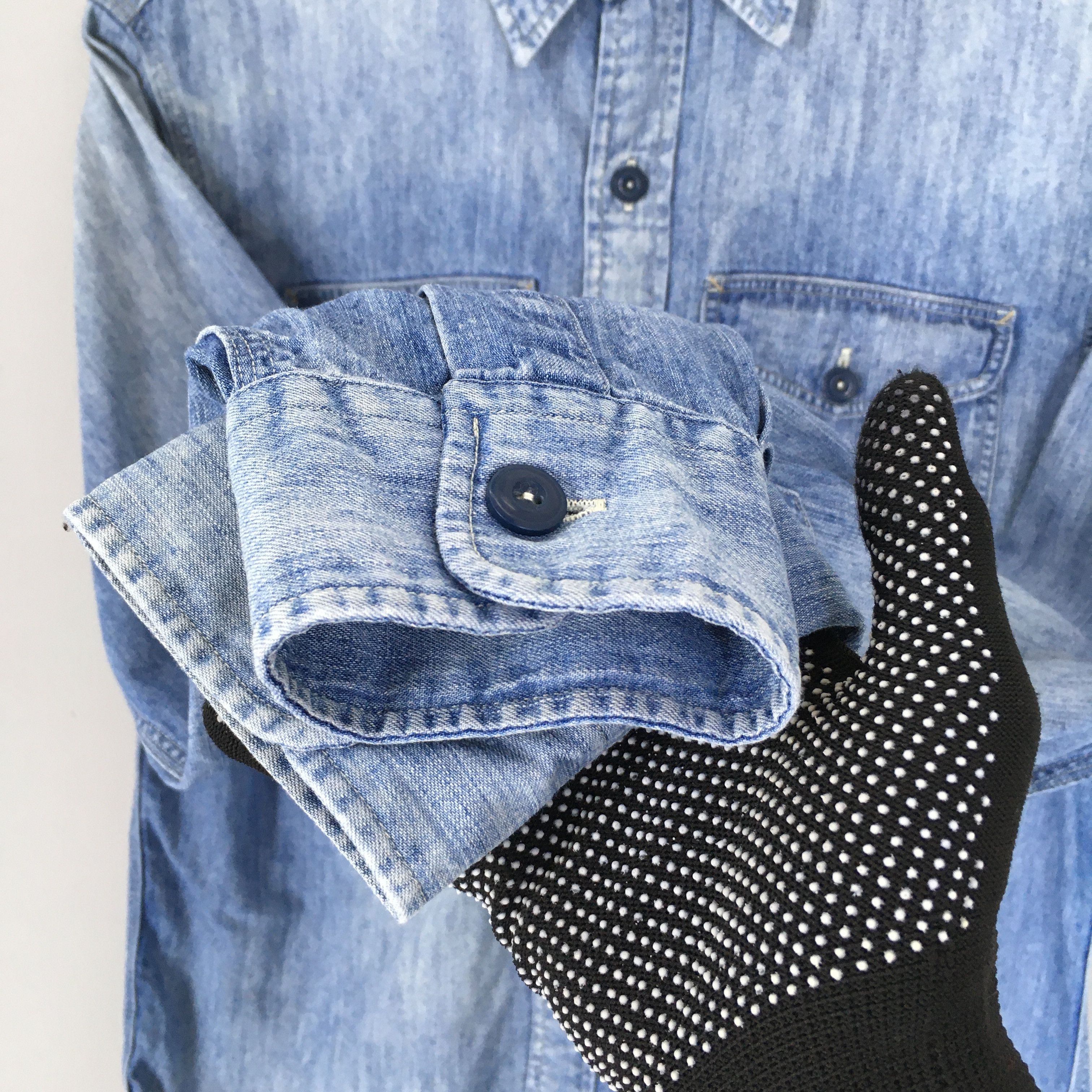 RRL Ralph Lauren Double RL Ralph Lauren Blue Denim Shirt Small Size US S / EU 44-46 / 1 - 4 Thumbnail