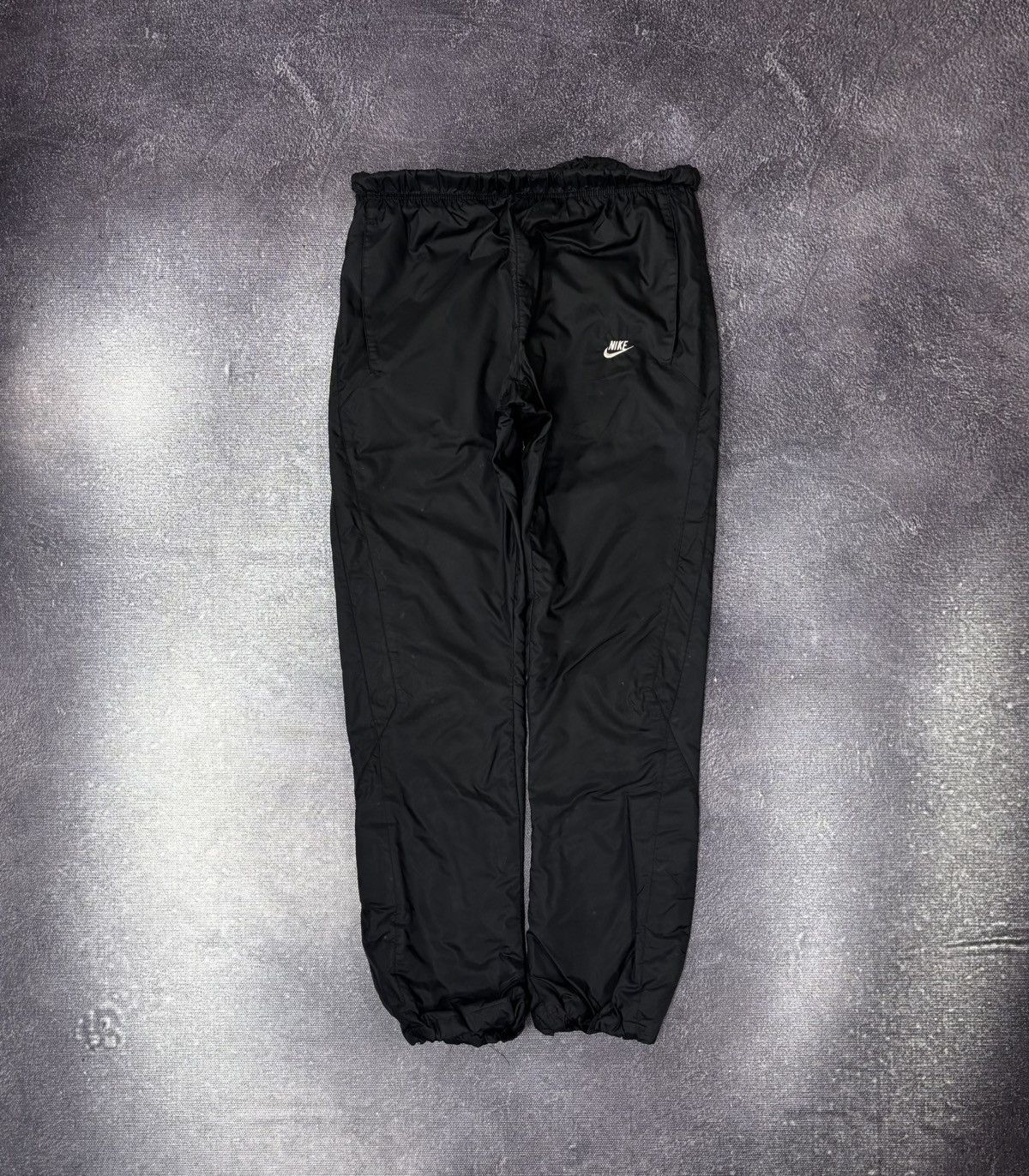 Nike Vintage Nike Y2K Black Hype Baggy Nylon Track Pants Size US 32 / EU 48 - 1 Thumbnail