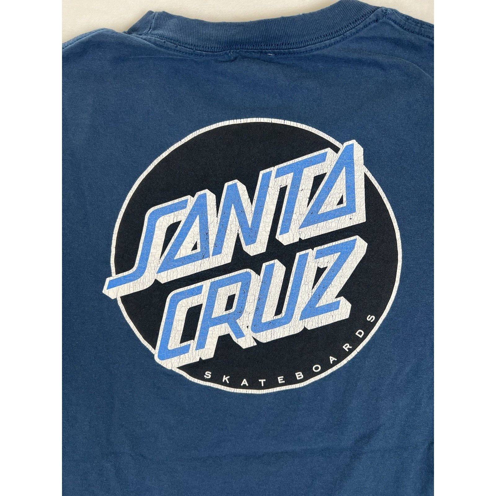 Santa Cruz Skateboards Vintage Santa Cruz Skateboard T-Shirt Size Large Blue OG Lo Size US L / EU 52-54 / 3 - 11 Thumbnail