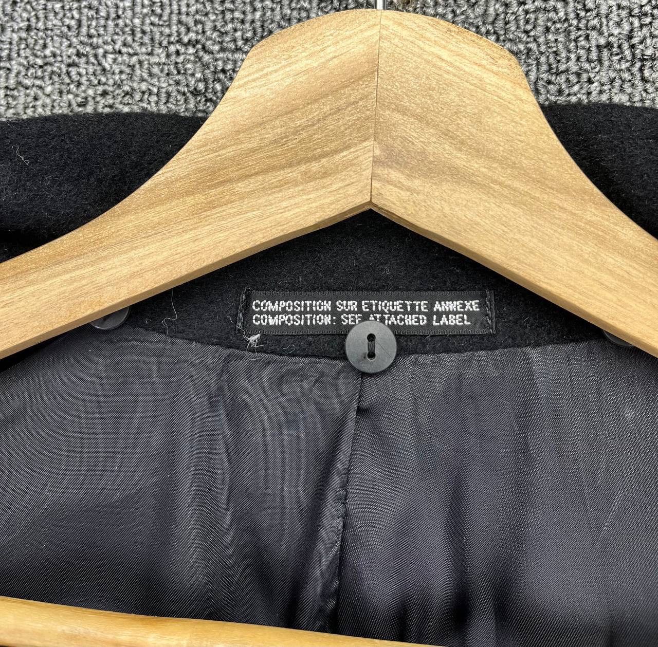 Yohji Yamamoto Vintage Yohji Yamamoto Ined Wool Coat Jacket Size M / US 6-8 / IT 42-44 - 8 Thumbnail