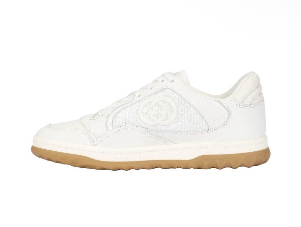 Gucci Gucci MAC80 Low Top Leather Skateboard Sneakers Size US 4.5 / IT 34.5 - 2 Thumbnail