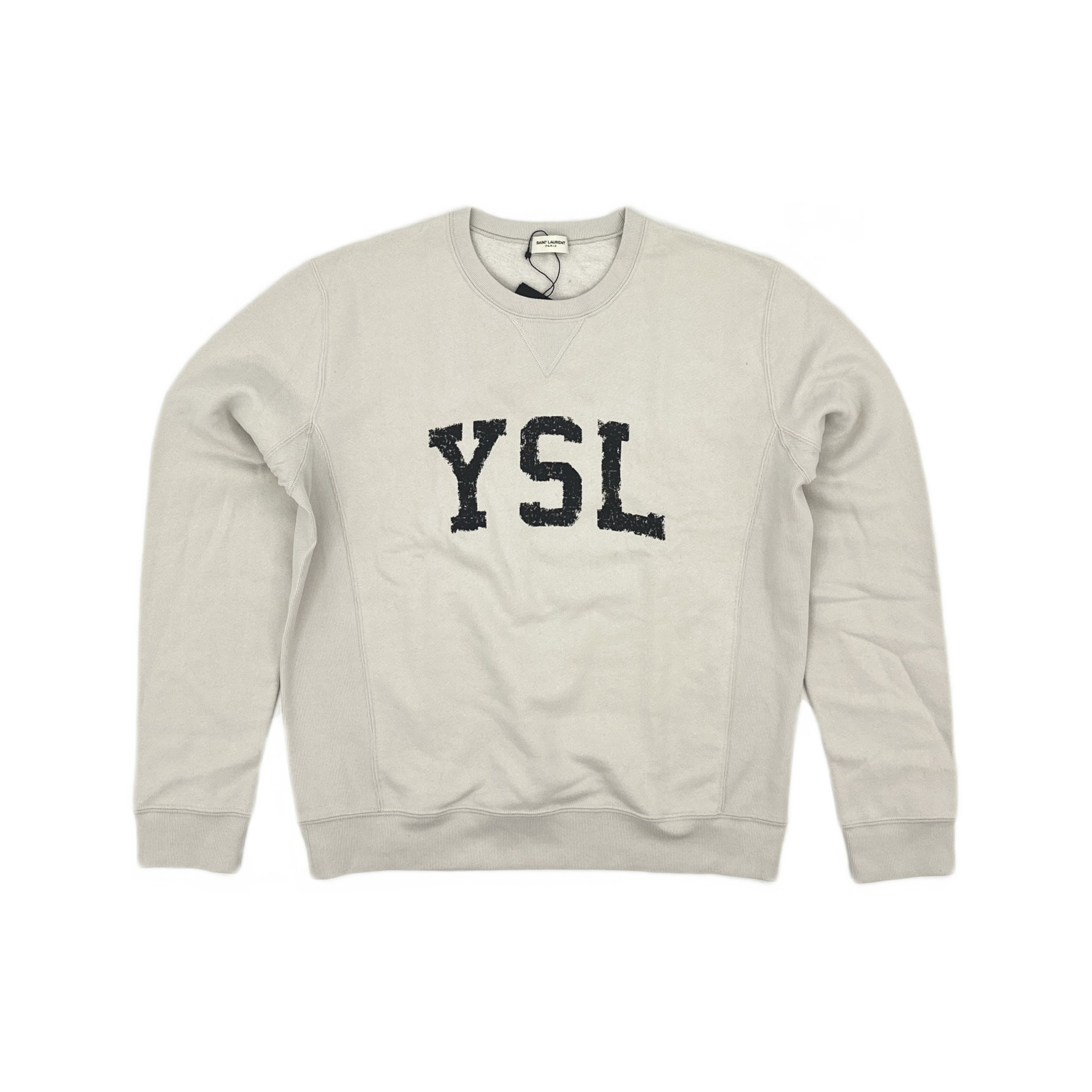 Saint Laurent Paris Saint Laurent YSL Logo Sweatshirt Size XL Size US XL / EU 56 / 4 - 1 Thumbnail