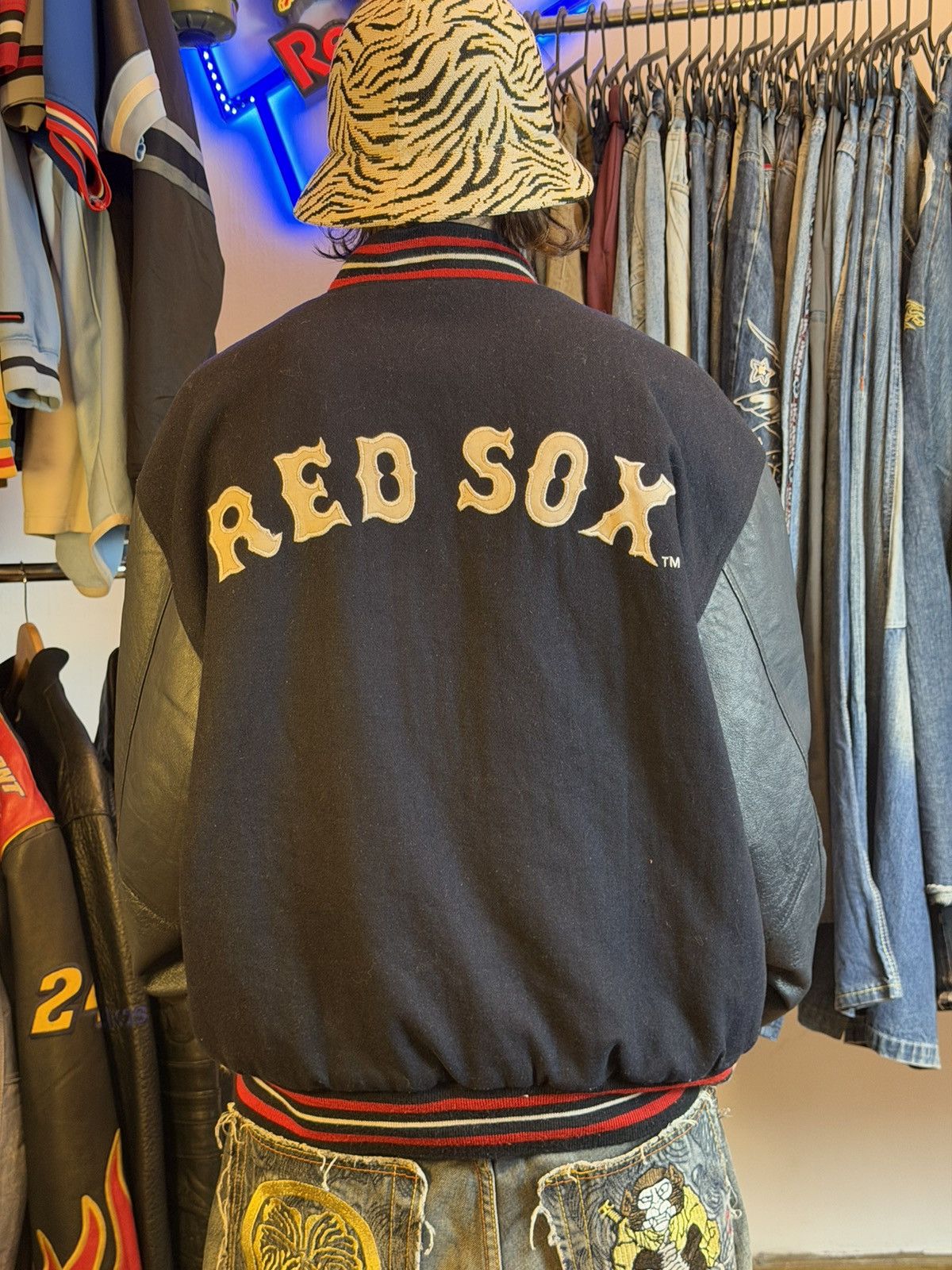 Jeff Hamilton Vintage Jeff Hamilton Boston Red Socks - double sided jacket Size US M / EU 48-50 / 2 - 3 Thumbnail