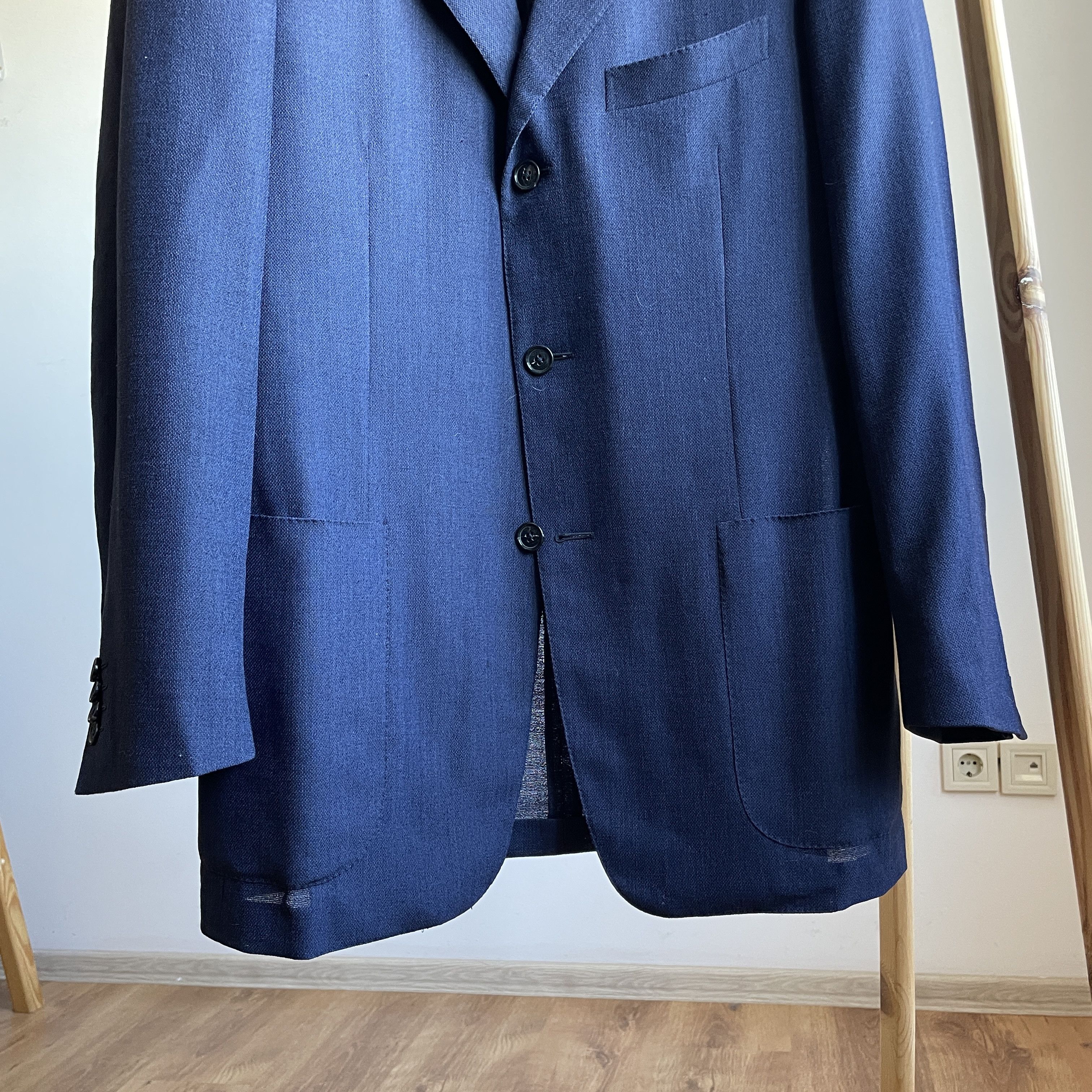 Ermenegildo Zegna Ermenegildo Zegna Vintage Half Lined Wool Blazer Size EUR 50 Size 40R - 5 Thumbnail