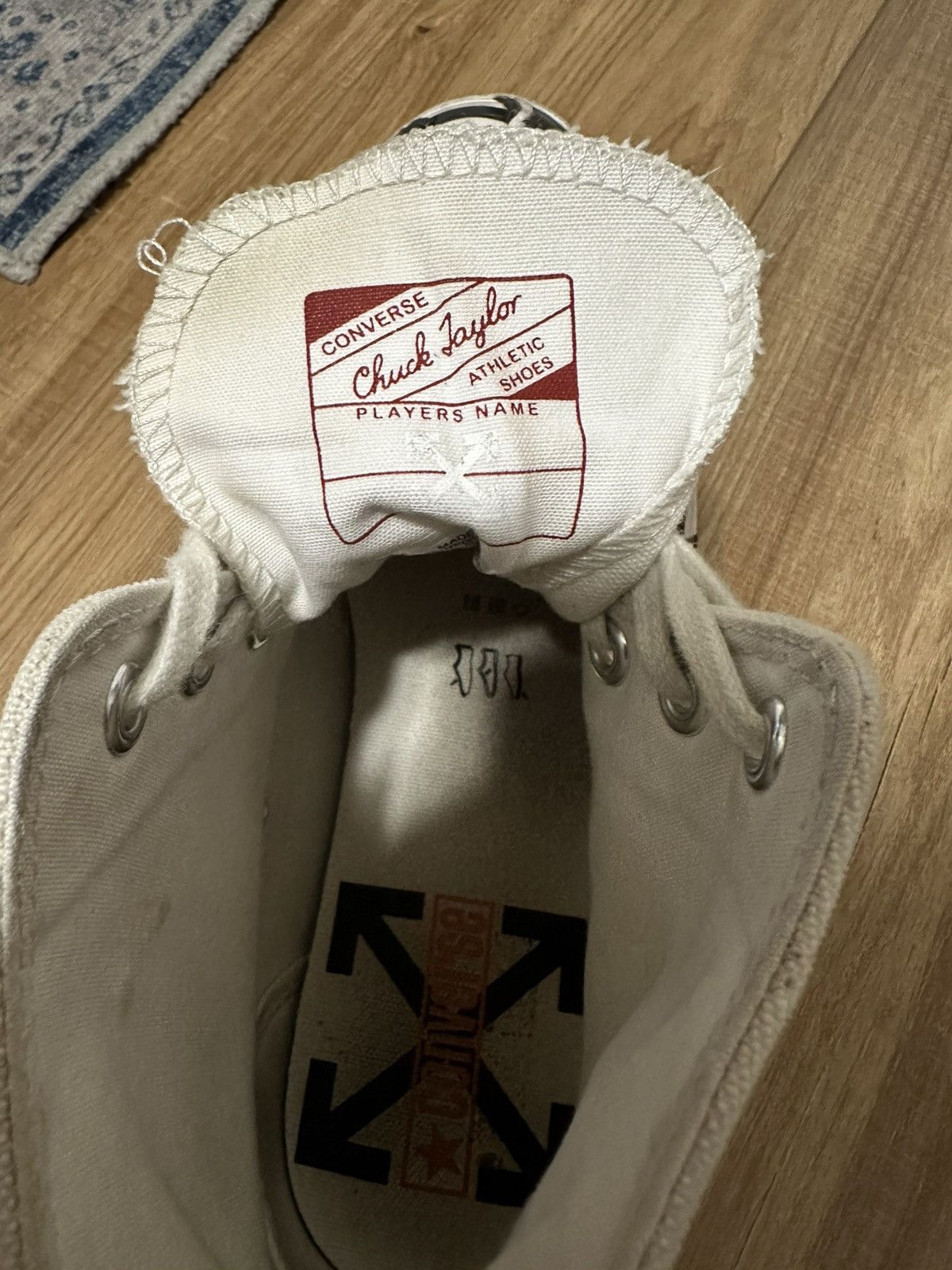 Converse × Off-White Off white converse Size US 8.5 / EU 41-42 - 6 Thumbnail