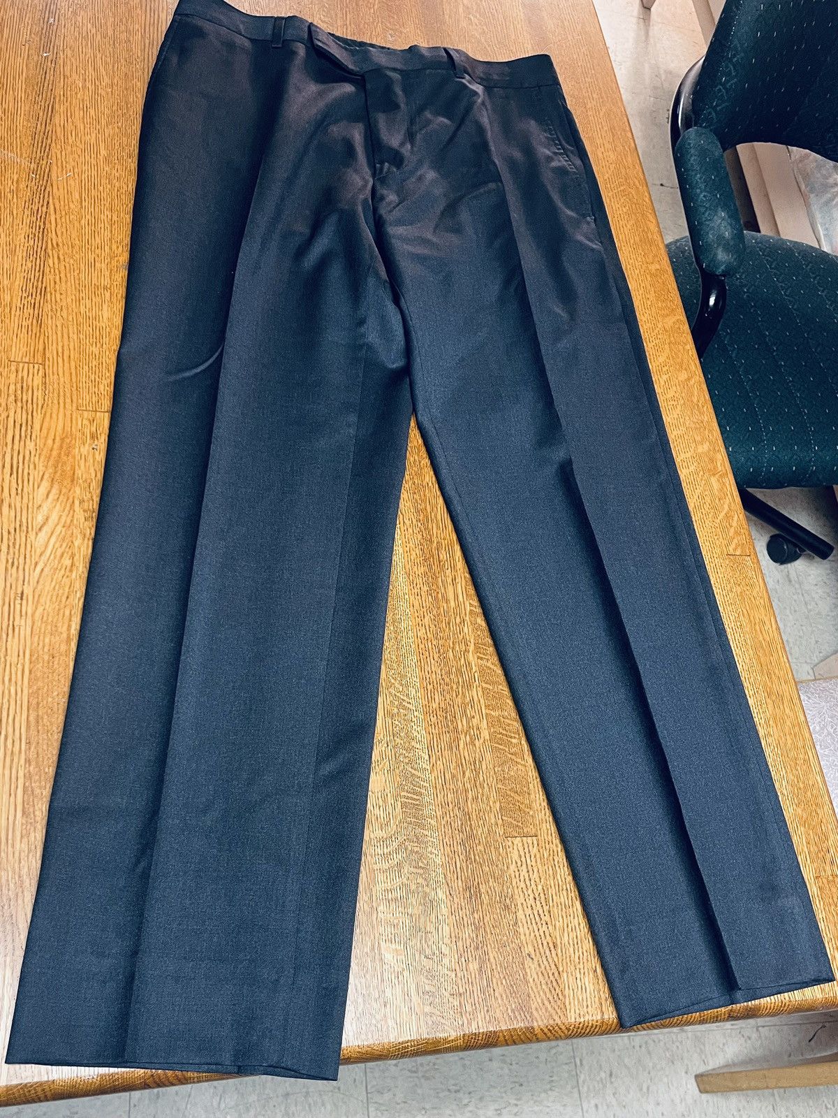 Hugo Boss Hugo Boss Men’s Dark Gray Dress Pants Size US 33 - 5 Thumbnail
