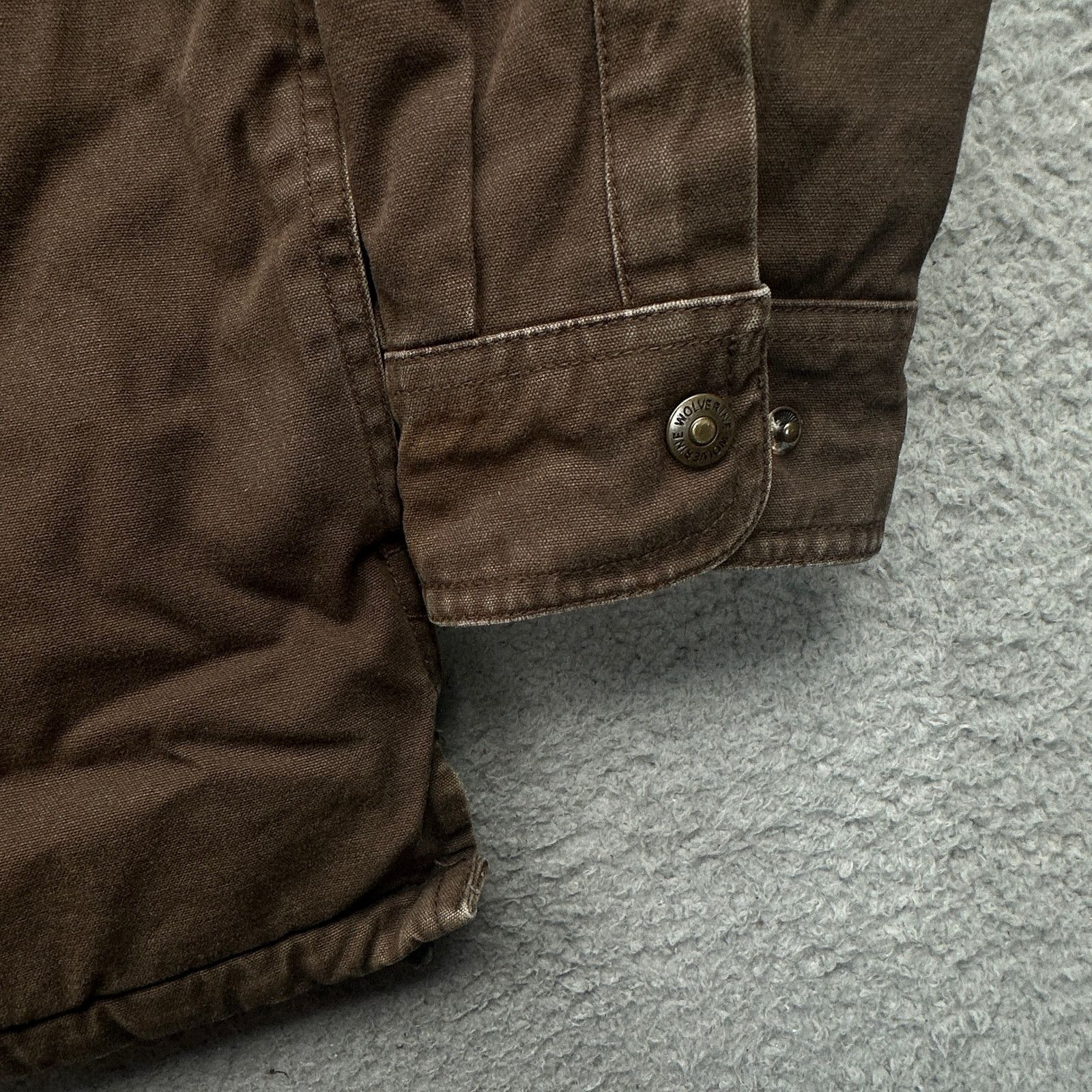 Wolverine Wolverine Duck Canvas Sherpa Button Shirt Shacket Large Size US L / EU 52-54 / 3 - 7 Thumbnail