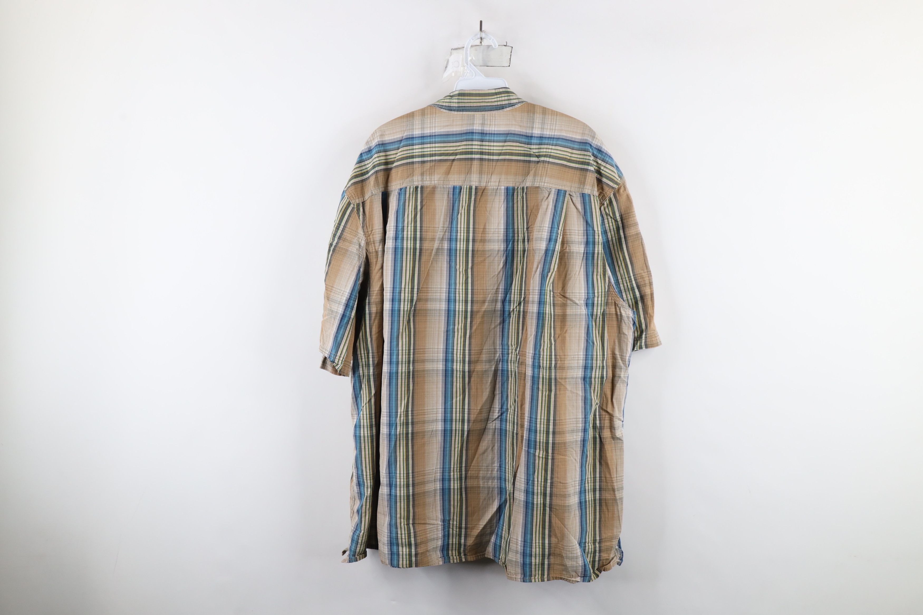 Duluth Trading Company × Vintage Duluth Trading Co Short Sleeve Button Down Shirt Plaid AS IS Size US XXL / EU 58 / 5 - 12 Thumbnail