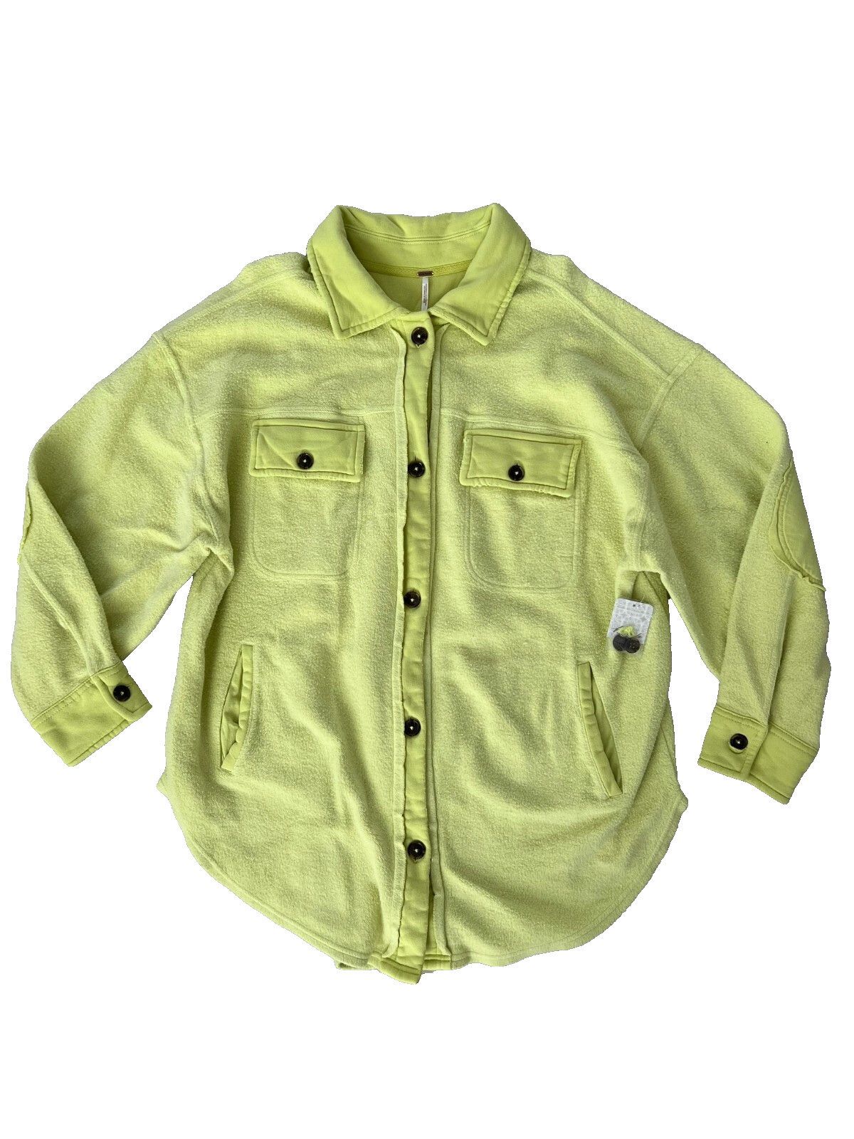 Free People Free People Ruby Fleece Shirt Jacket Luminary ( M ) Size M / US 6-8 / IT 42-44 - 3 Thumbnail