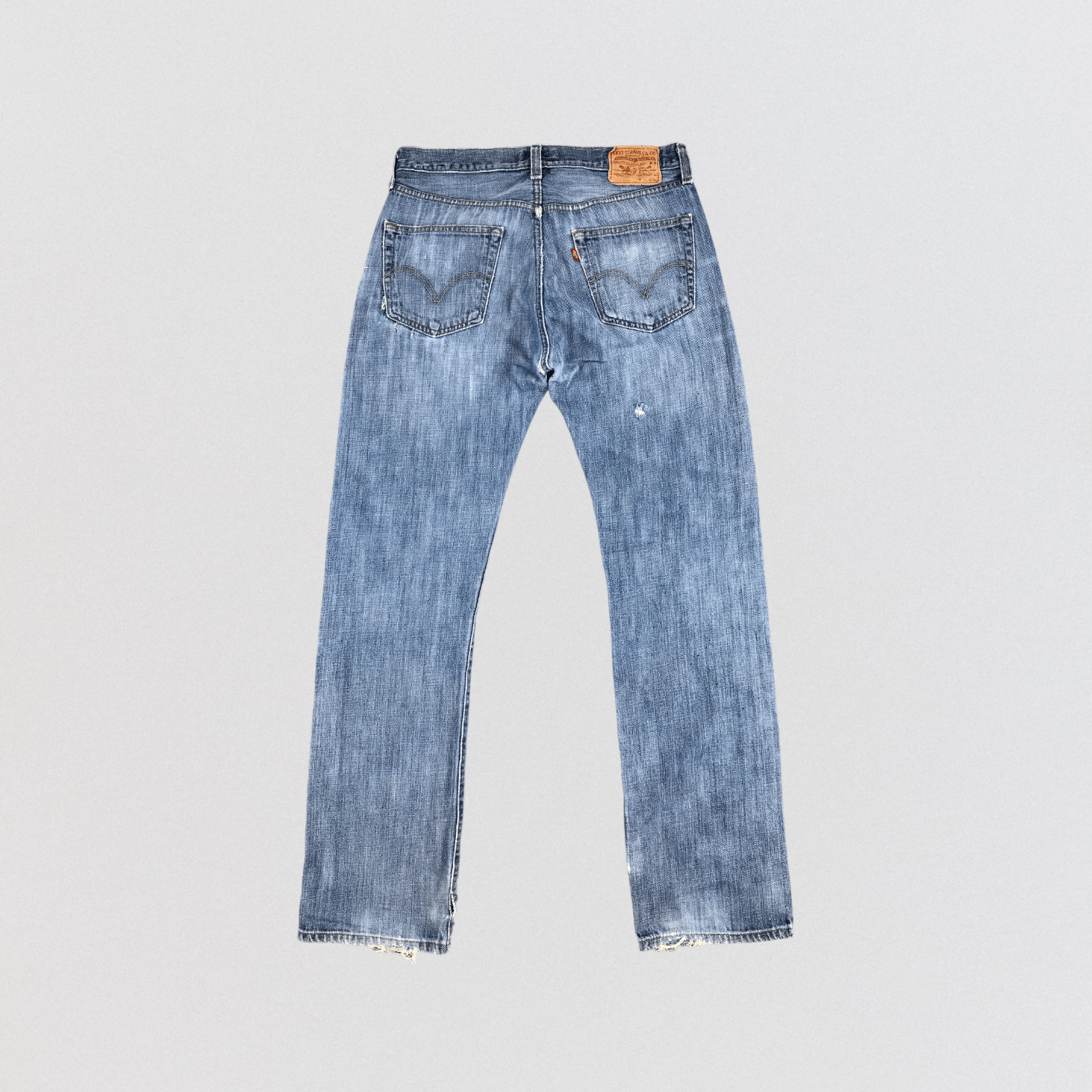 Levi's Vintage Distress Levis 501 Jeans - JM1065 Size US 34 / EU 50 - 2 Thumbnail