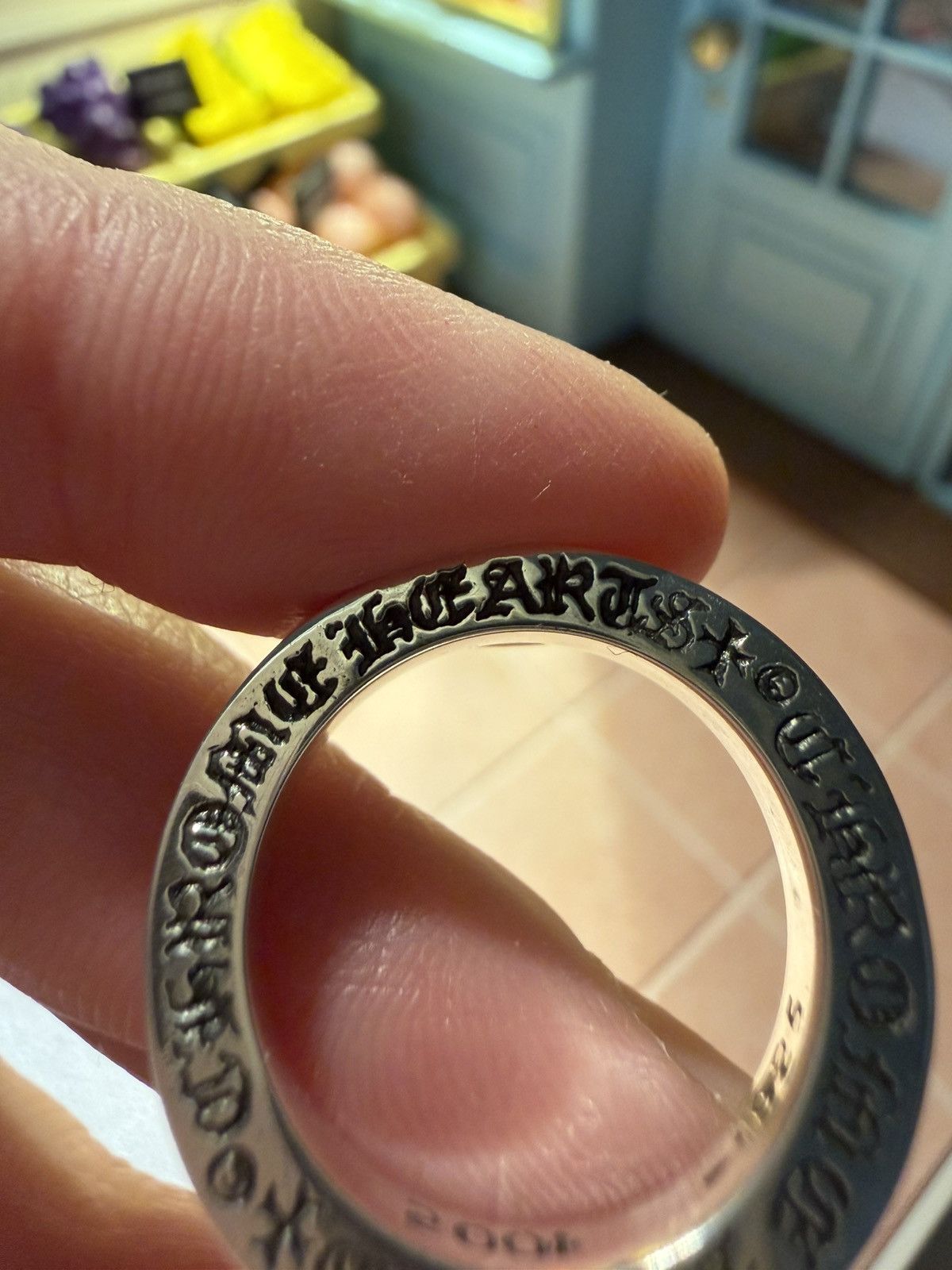 Chrome Hearts Chrome Hearts NYC 3mm SPACER PLN Silver Ring size 5M Size ONE SIZE - 9 Thumbnail