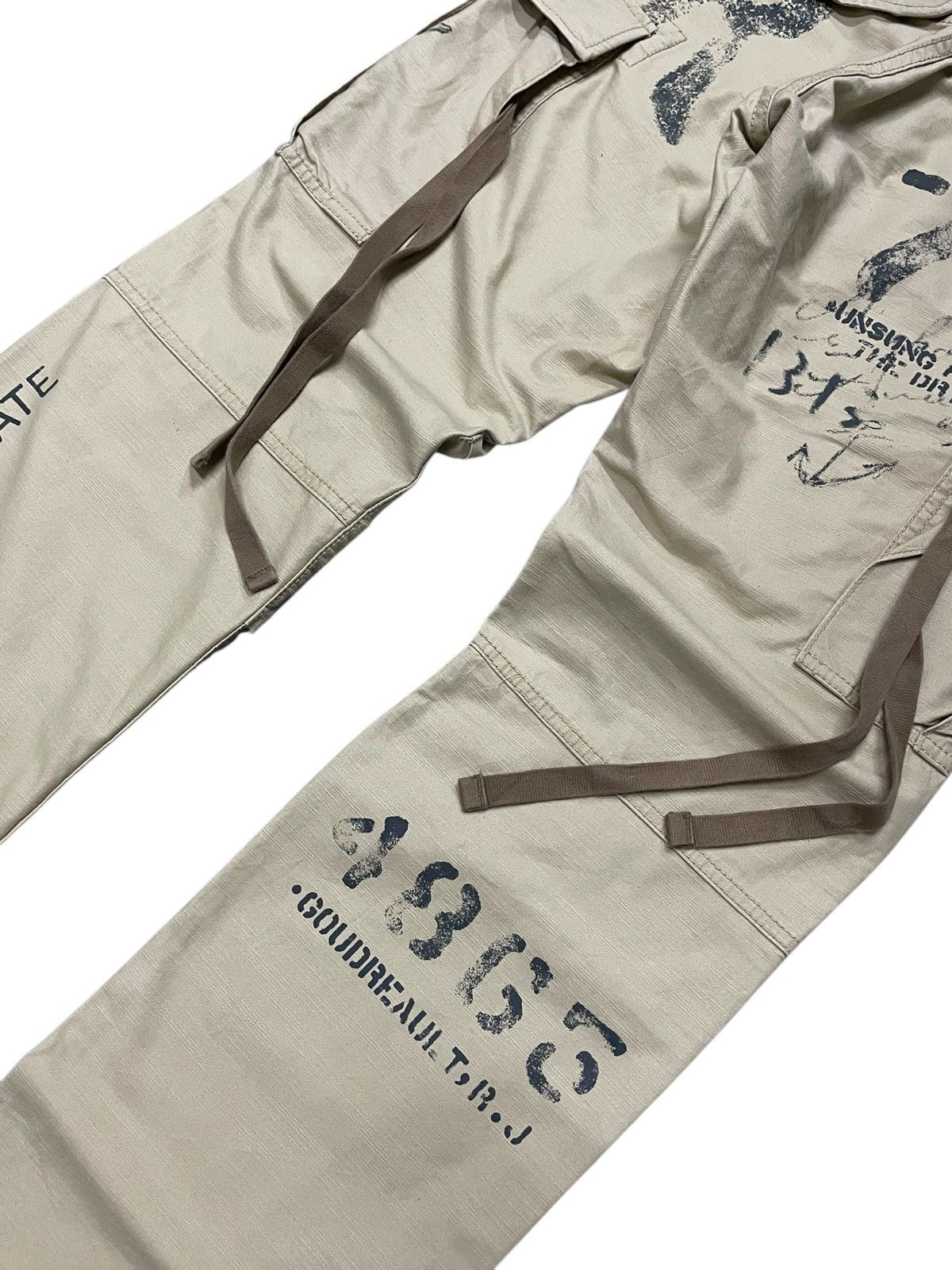 Avirex × Hysteric Glamour Rare Avirex Stencil Tattoo Naked Girl USN Cargo Pants Size US 30 / EU 46 - 14 Thumbnail