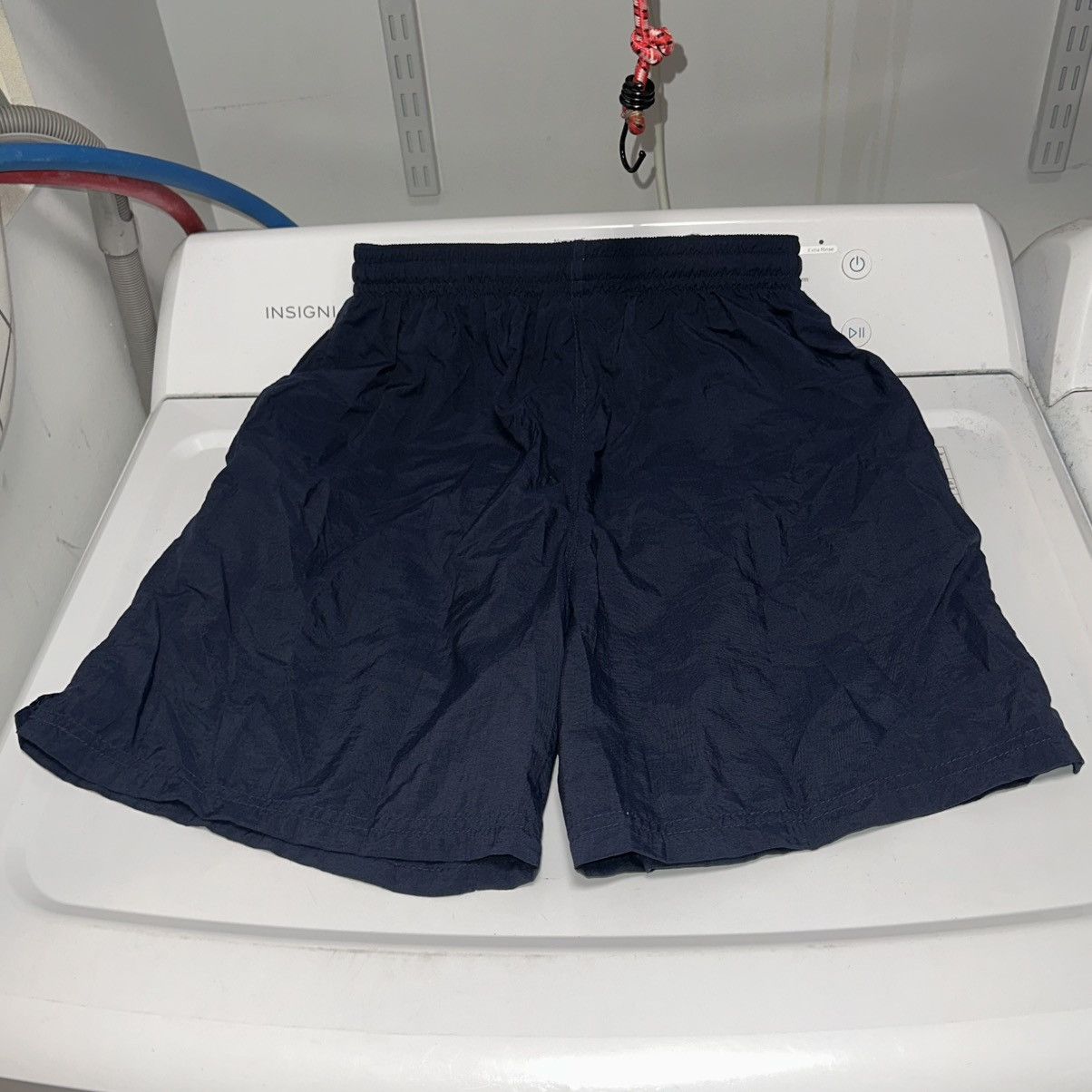 Champion × Vintage Vintage Champion Swim Shorts Navy Green Nylon 6” Mesh Lined Size US 29 - 2 Thumbnail