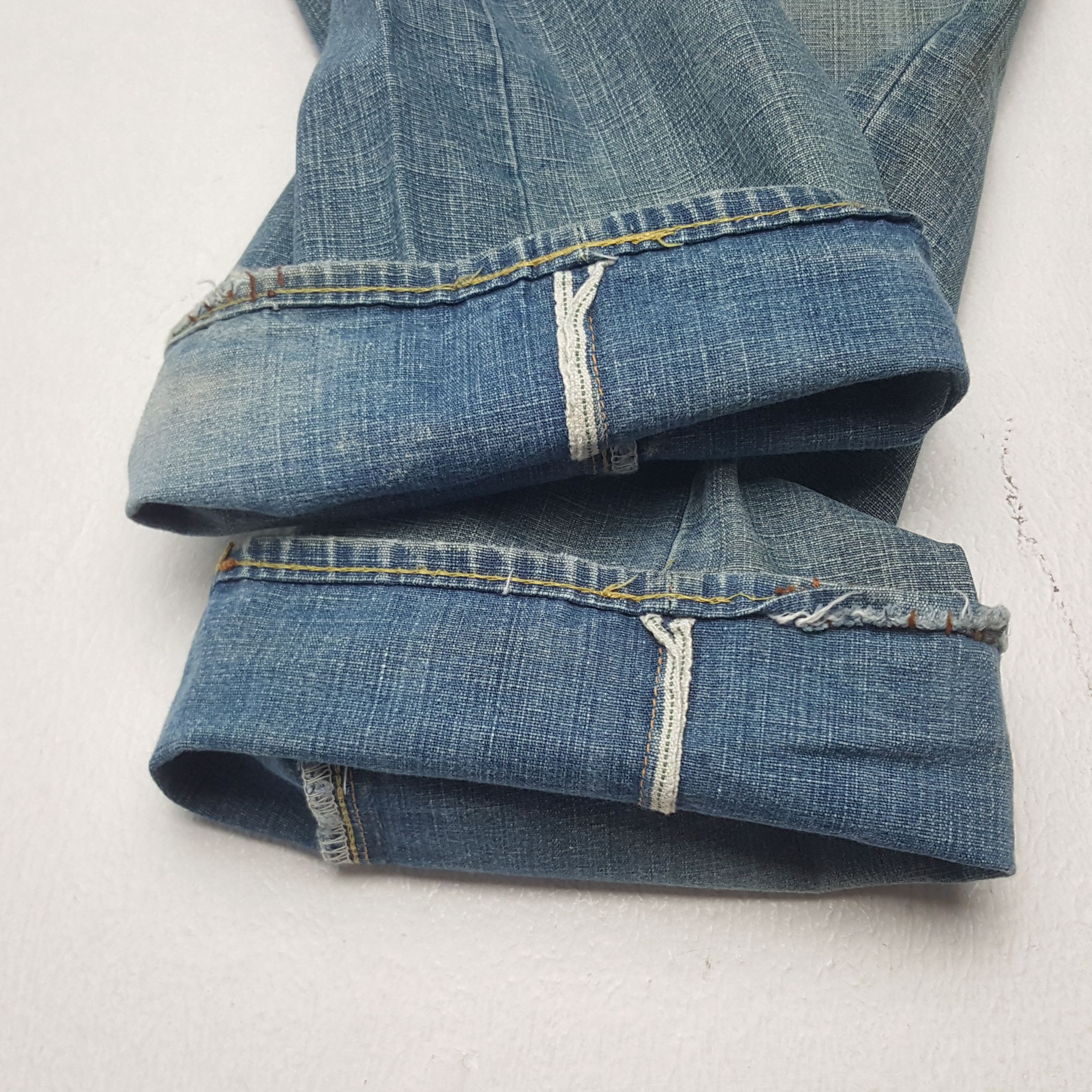 Sugar Cane × Vintage Vintage Sugar Cane Selvedge Japanese Distressed Denim Jeans Size US 31 - 18 Thumbnail