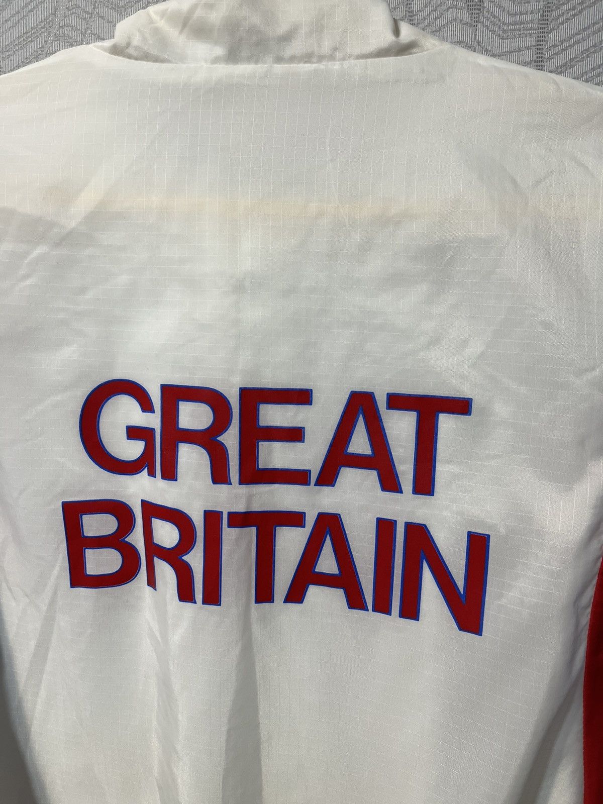 Nike × Vintage Vintage 80s Nike Athletics Track Jacket Team Great Britain Size US M / EU 48-50 / 2 - 7 Thumbnail