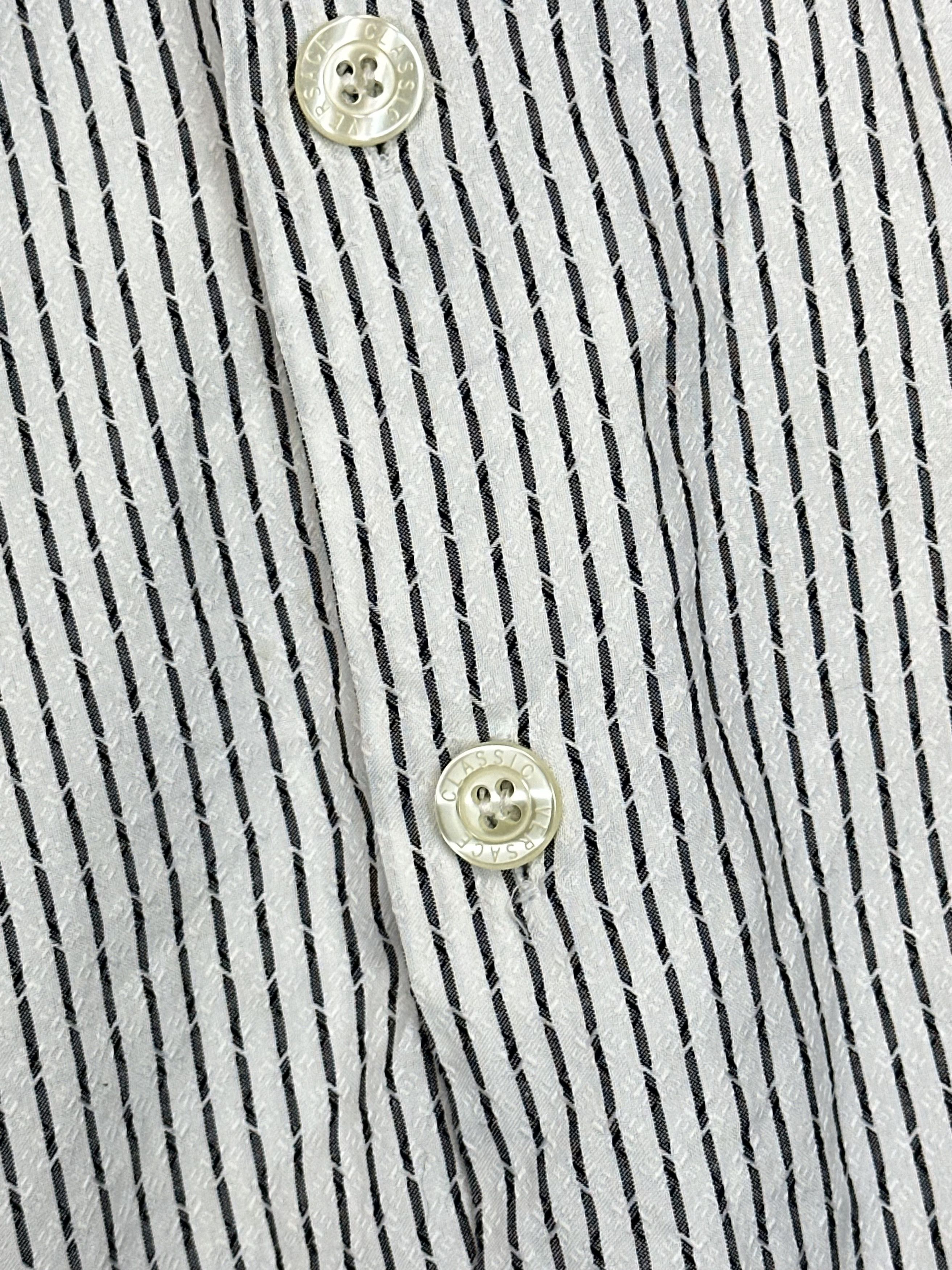 Versace Jeans Couture Versace VJC stripped shirt sleeve classic vintage shirt Size US M / EU 48-50 / 2 - 4 Thumbnail