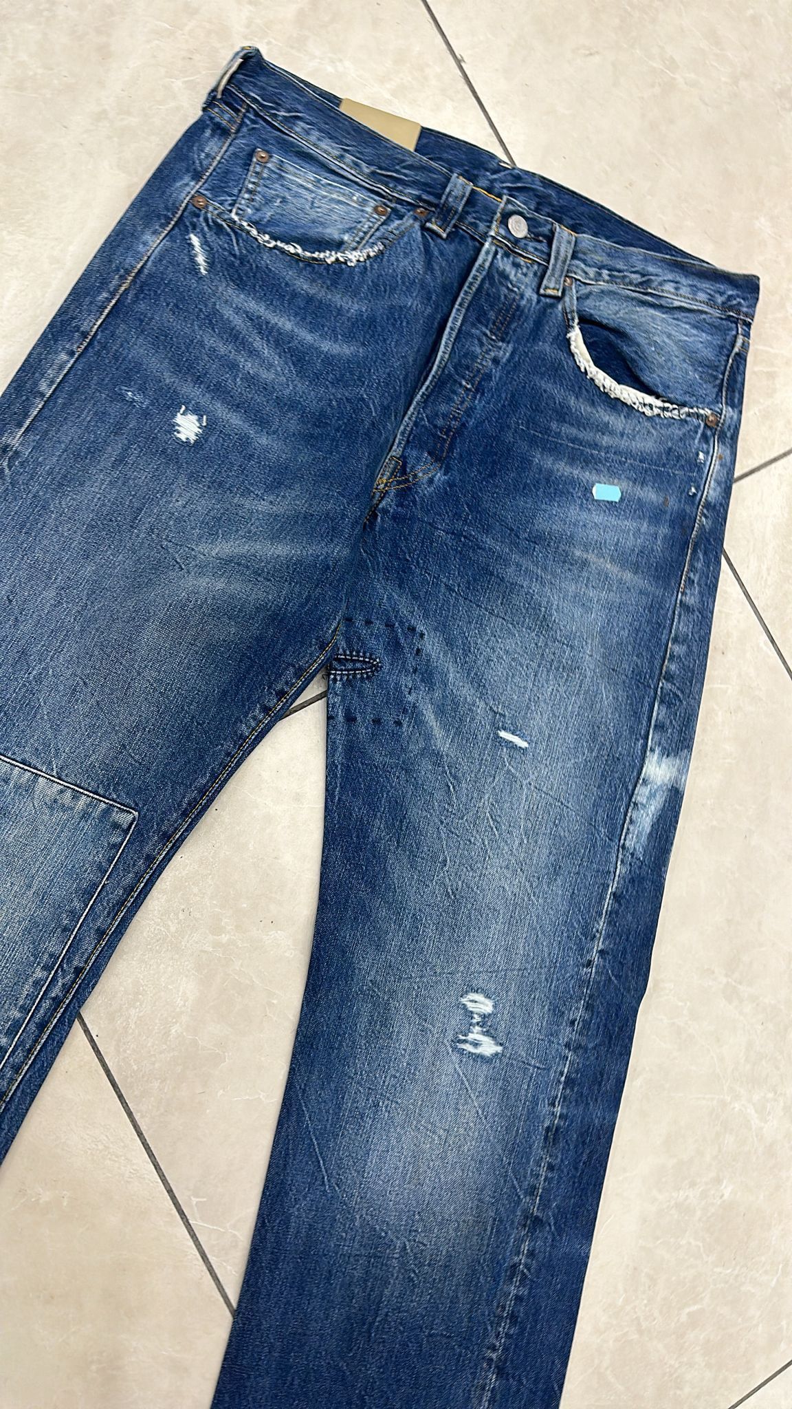 Levi's Vintage Clothing LVC Levi's Vintage Clothing 1947 501XX BigE Selvedge Jeans Size US 34 / EU 50 - 3 Thumbnail