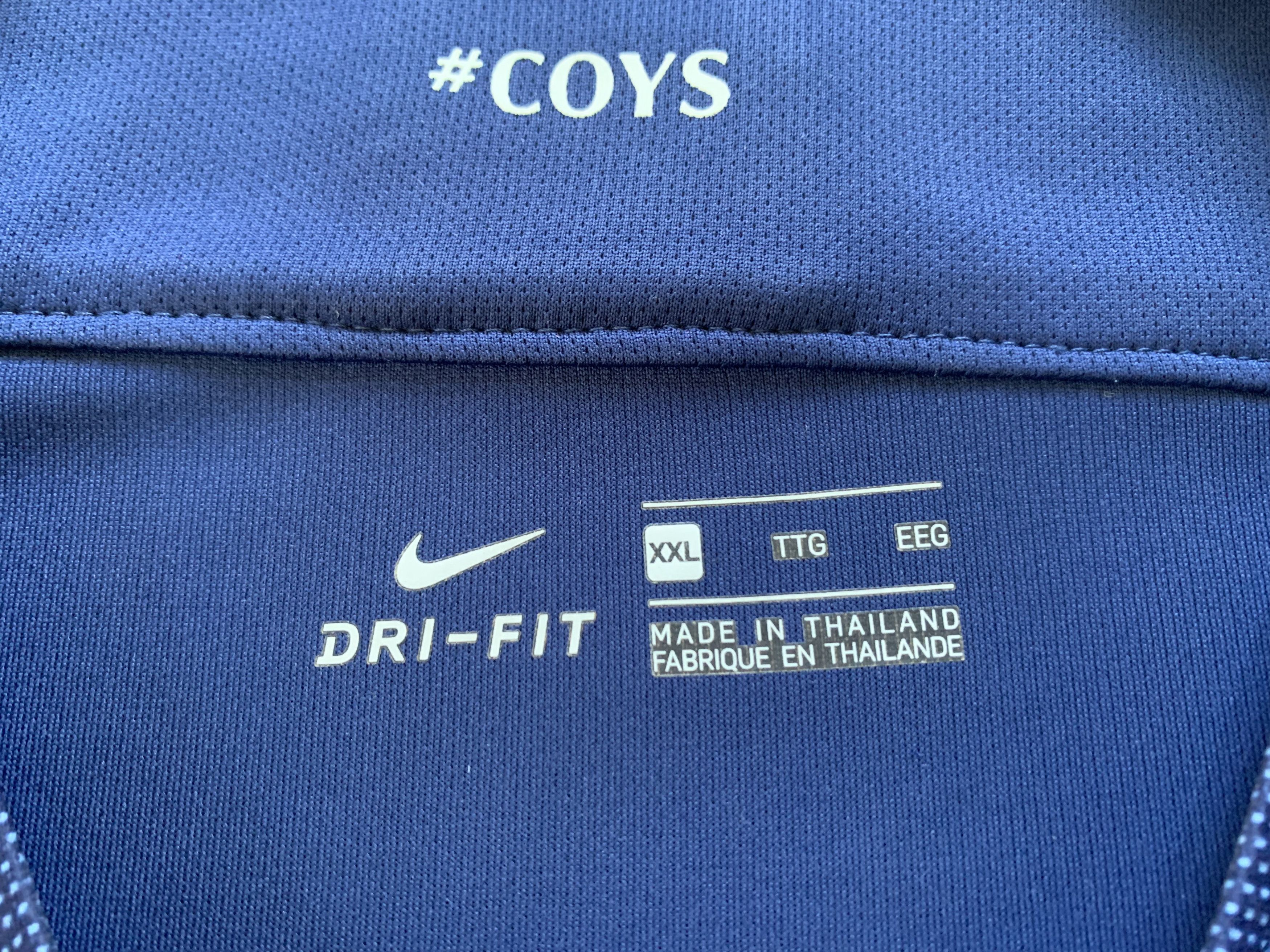 Nike Nike Tottenham Hotspur Away Football Shirt 2018-2019 Size US XXL / EU 58 / 5 - 6 Thumbnail