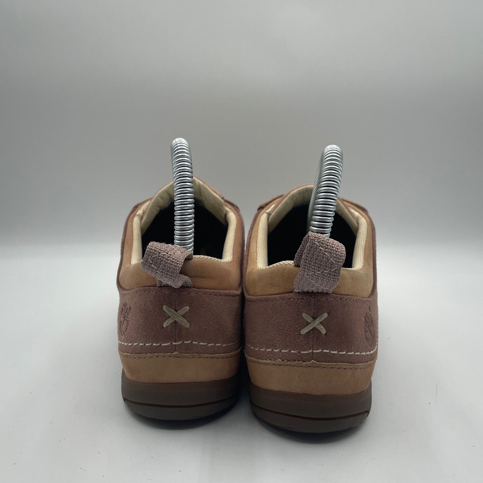 Timberland Timberland Brown Pink Low Leather Casual Shoes Womens 5.5 Size US 5.5 / IT 35.5 - 3 Thumbnail