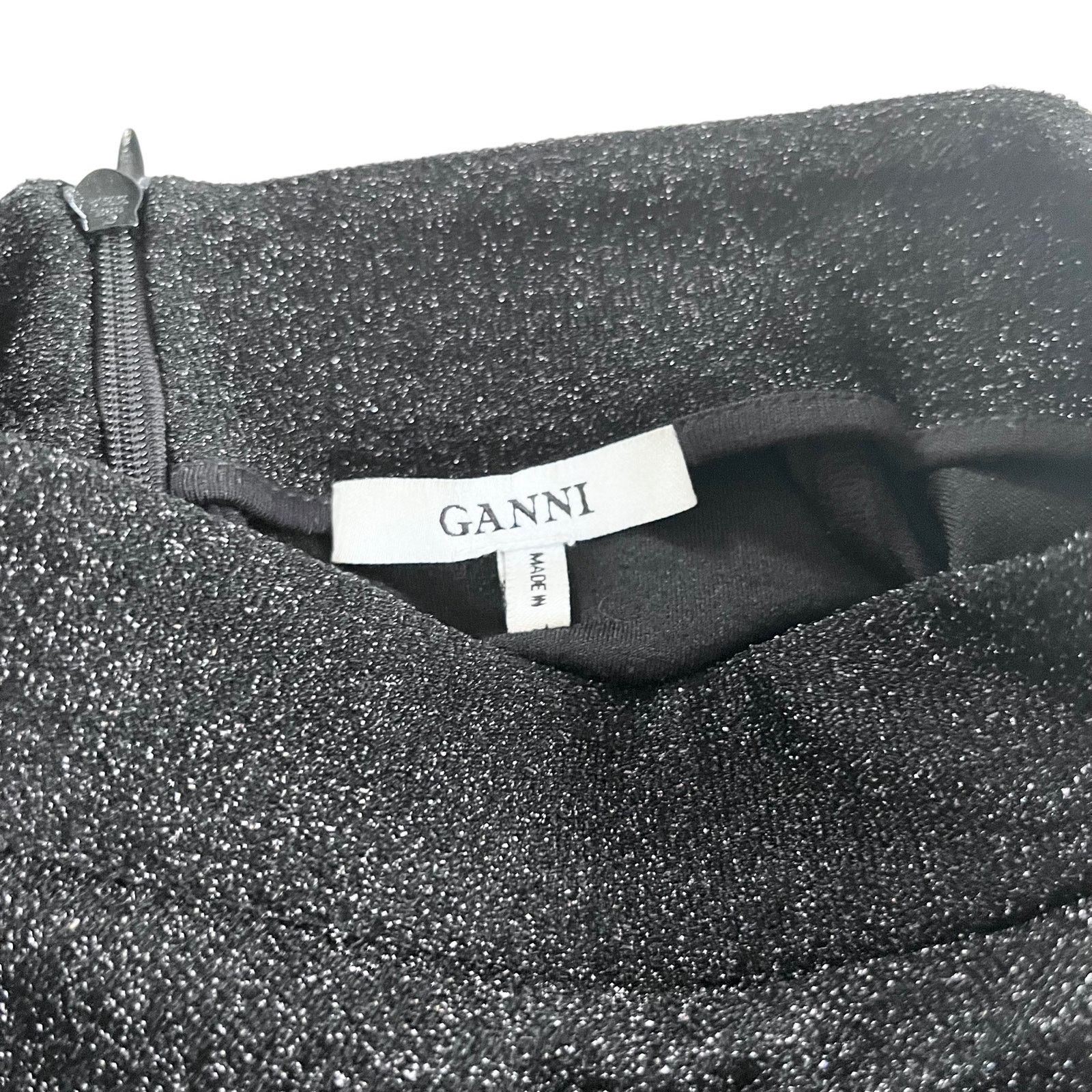Ganni Ganni Metallic Lurex Print Long Sleeve Long Maxi Dress M Size M / US 6-8 / IT 42-44 - 7 Thumbnail