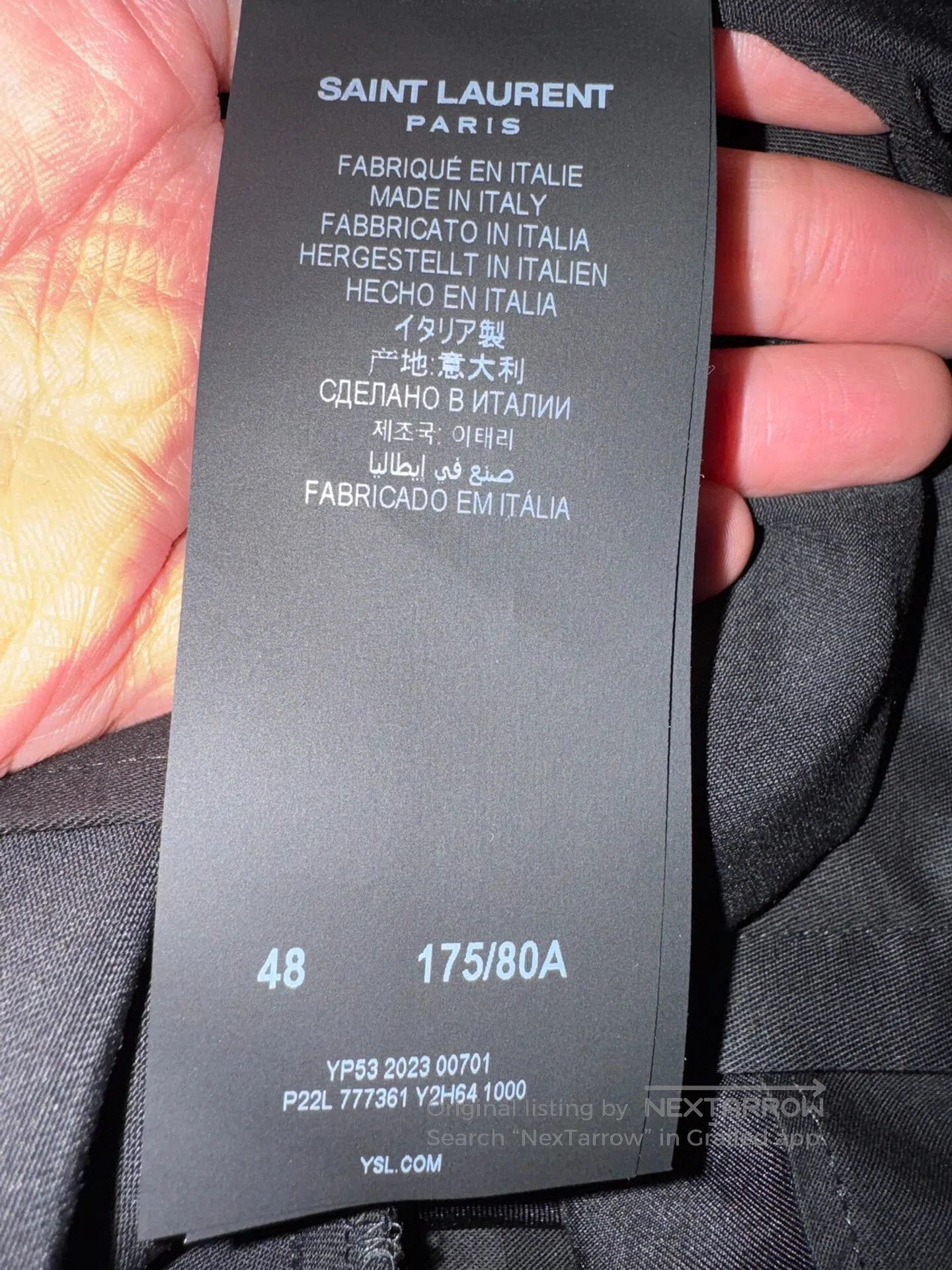 Saint Laurent Paris Saint Laurent Paris Smoking Pants| Size US 32 / EU 48 - 5 Thumbnail