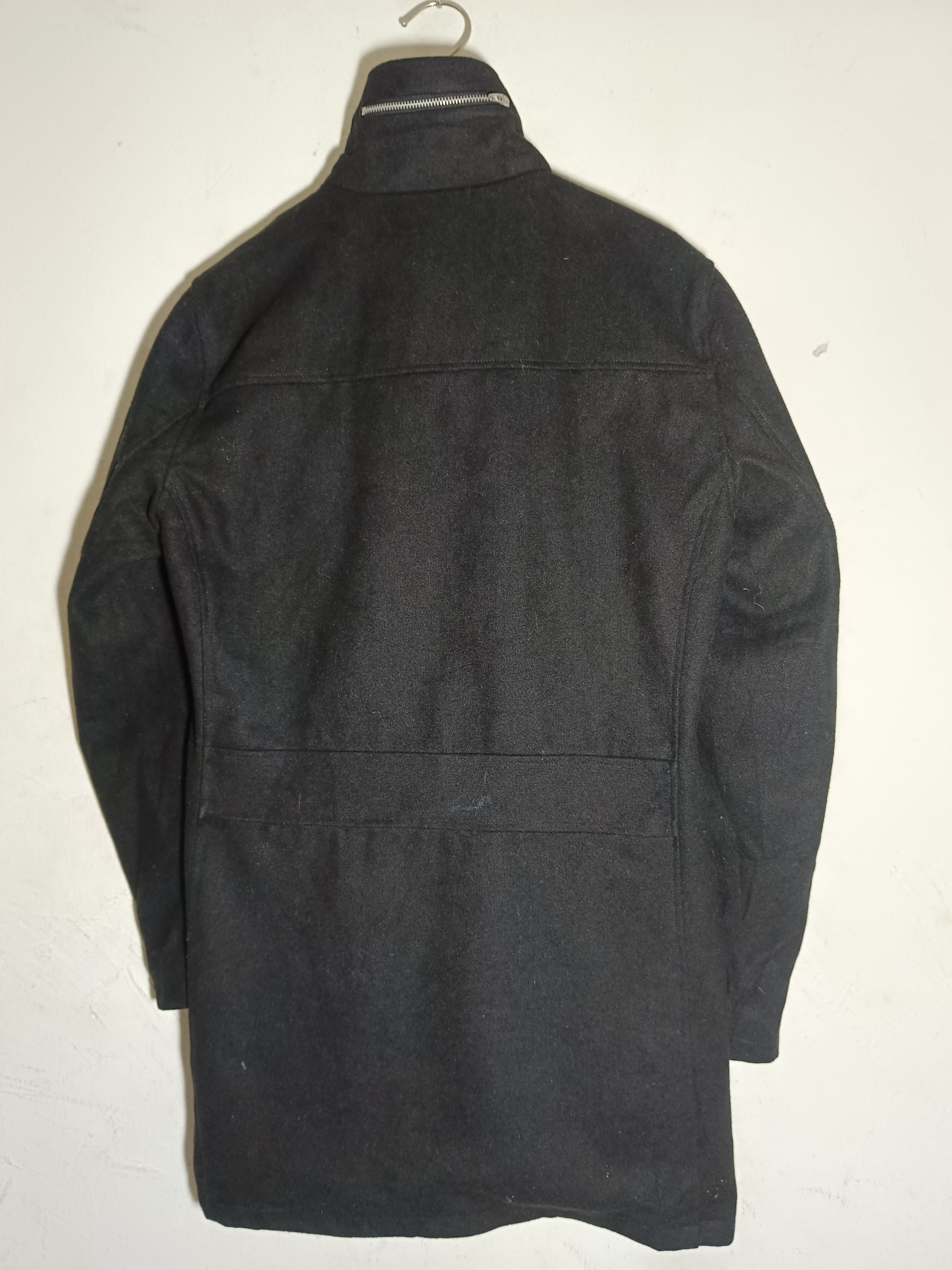 Japanese Brand Y2K Gothic Punk Black Long Coat Jacket Size US M / EU 48-50 / 2 - 4 Thumbnail