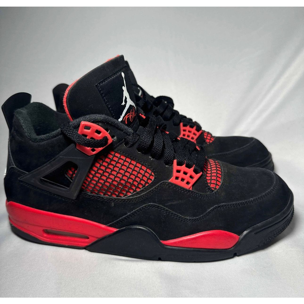 Jordan Brand × Nike Size 11 - Nike Air Jordan 4 Retro Red Thunder Men's Shoes Size US 11 / EU 44 - 1 Thumbnail