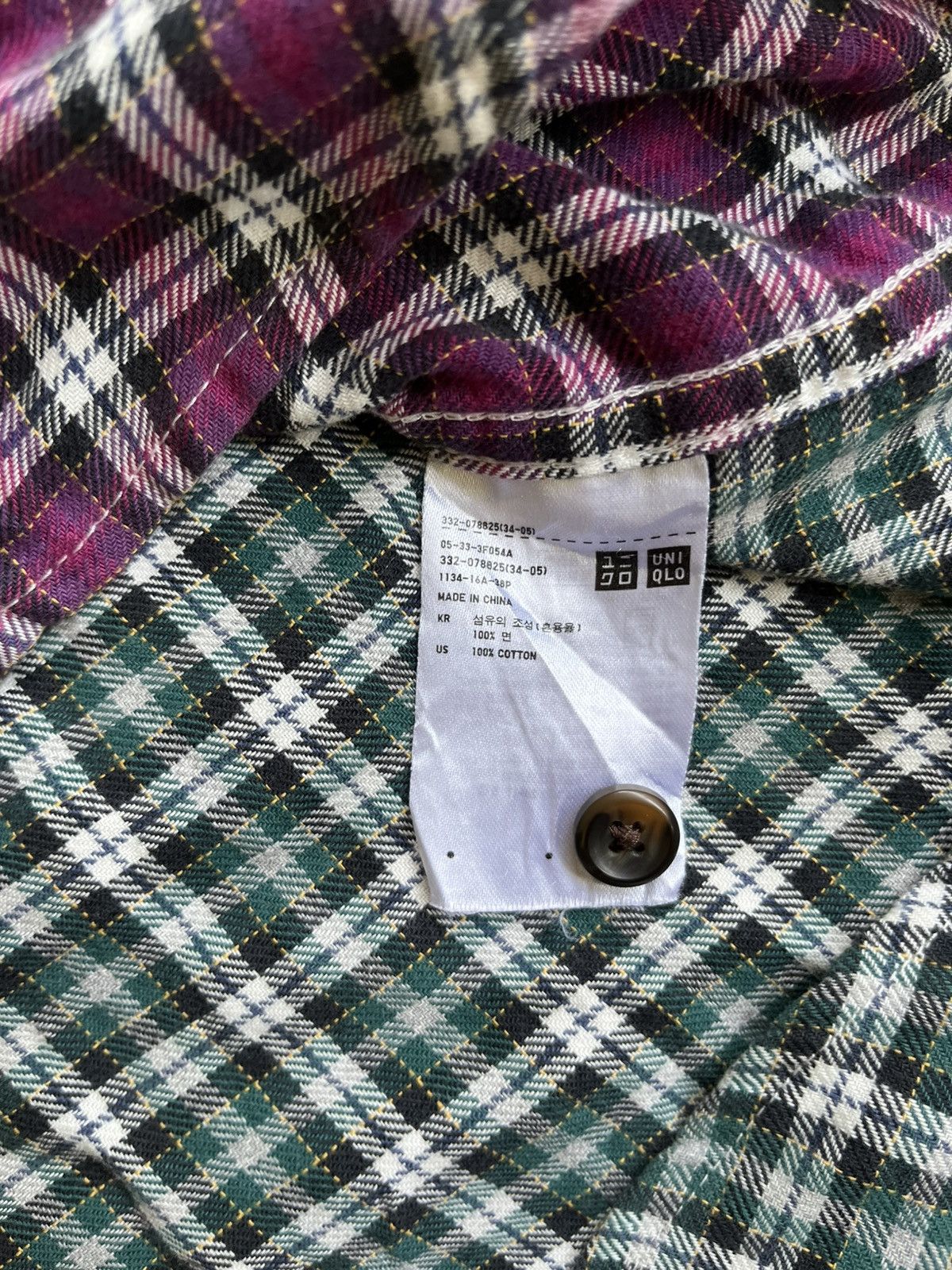 Uniqlo Uniqlo Flannel Multicolor Shirt Size S / US 4 / IT 40 - 10 Thumbnail