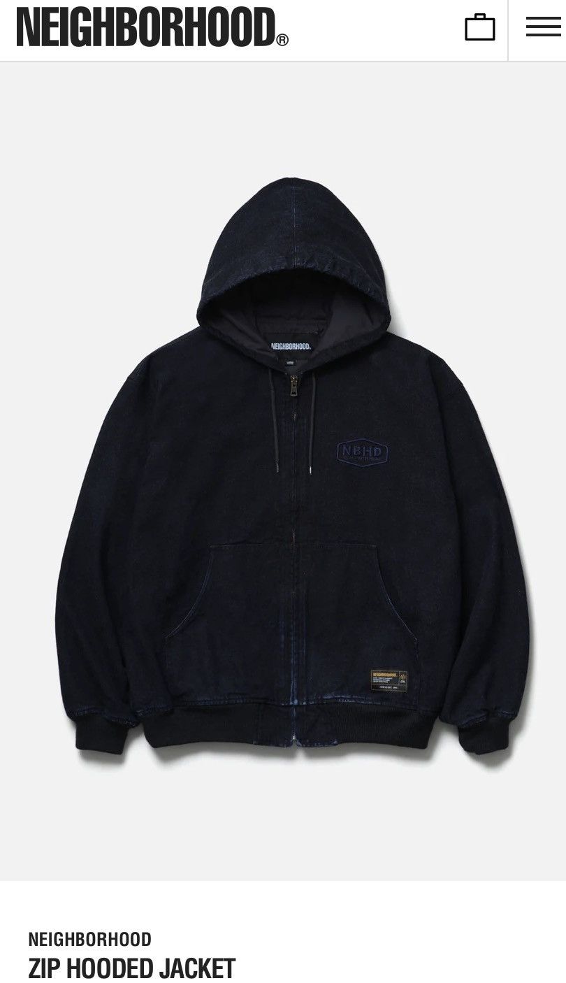Neighborhood Neighborhood ZIP HOODED JACKET Size US M / EU 48-50 / 2 - 4 Thumbnail
