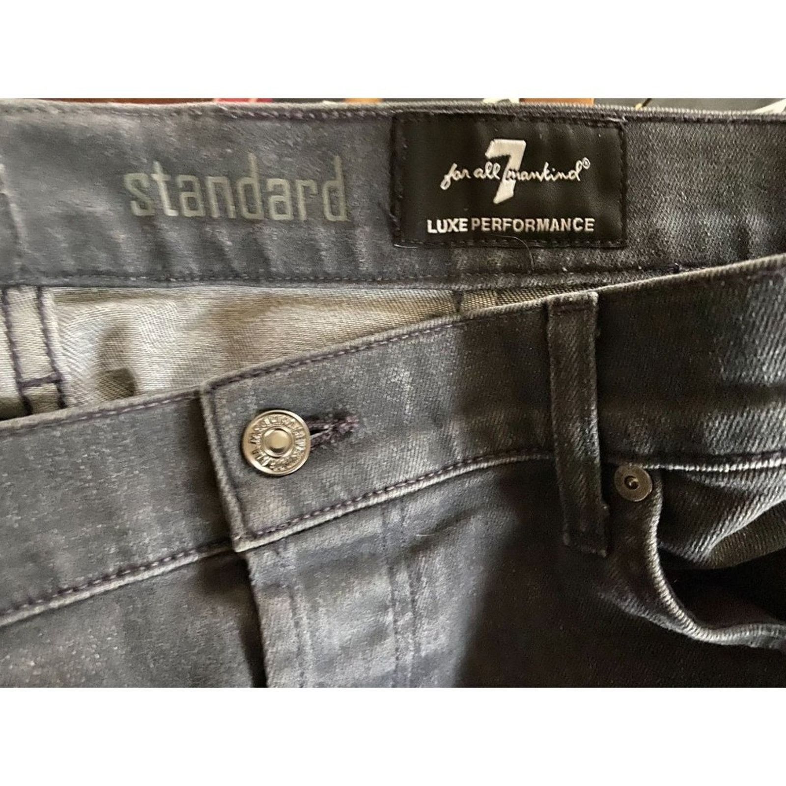 7 For All Mankind Mens 36 7 For All Mankind Luxe Performance Standard Jeans Size US 36 / EU 52 - 2 Thumbnail