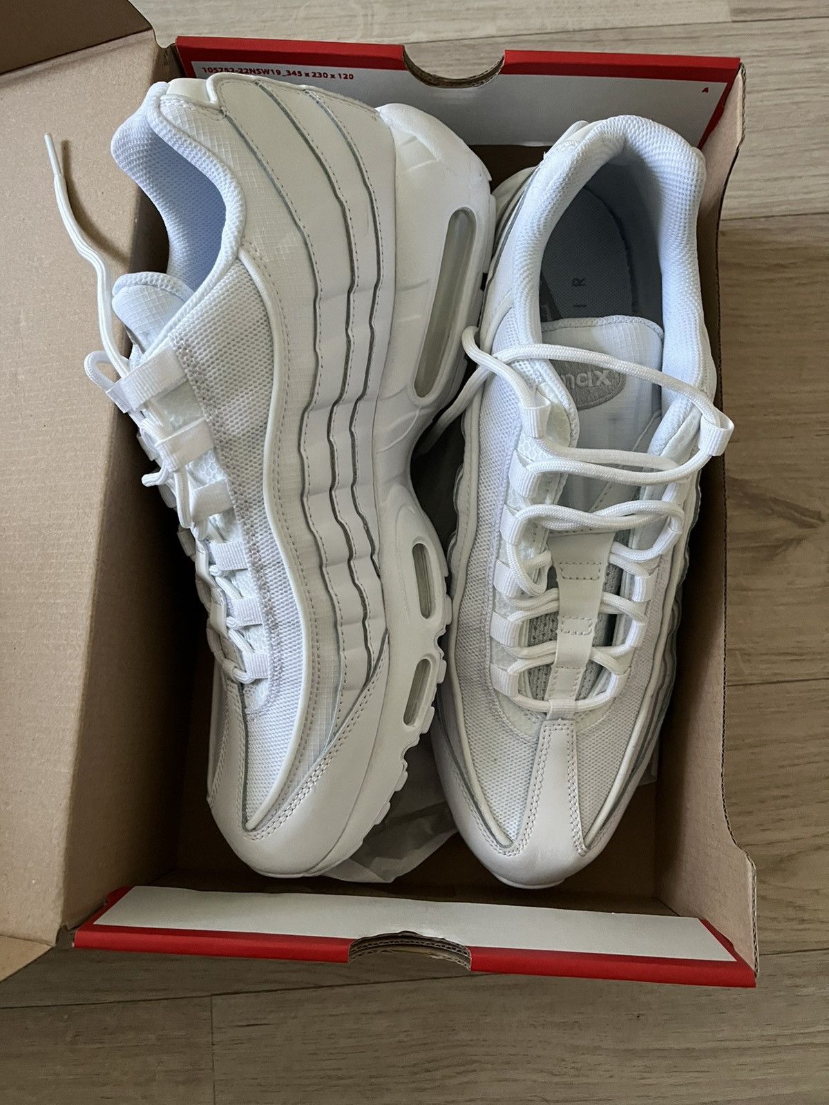 Nike Nike air max 95s white uk 11.5 Size US 14 / EU 47 - 13 Thumbnail