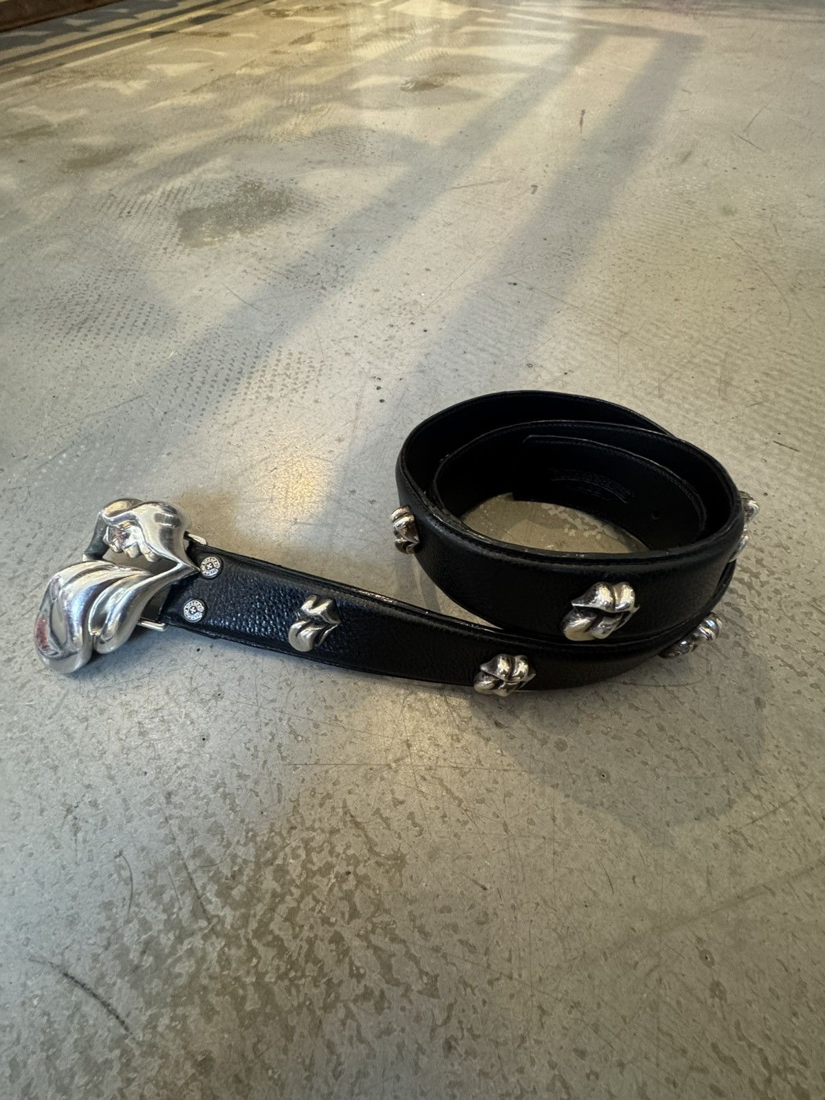 Chrome Hearts Chrome Hearts Rolling Stones Belt Size 38 - 9 Thumbnail