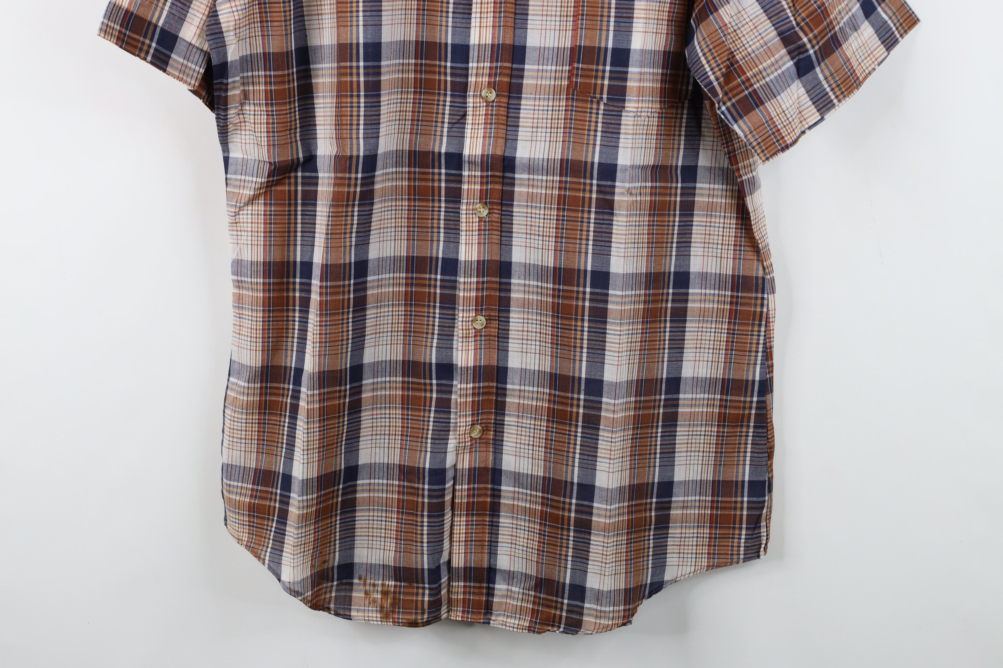 Vintage Deadstock Vintage 70s 80s Streetwear Collared Button Shirt Size US L / EU 52-54 / 3 - 3 Thumbnail