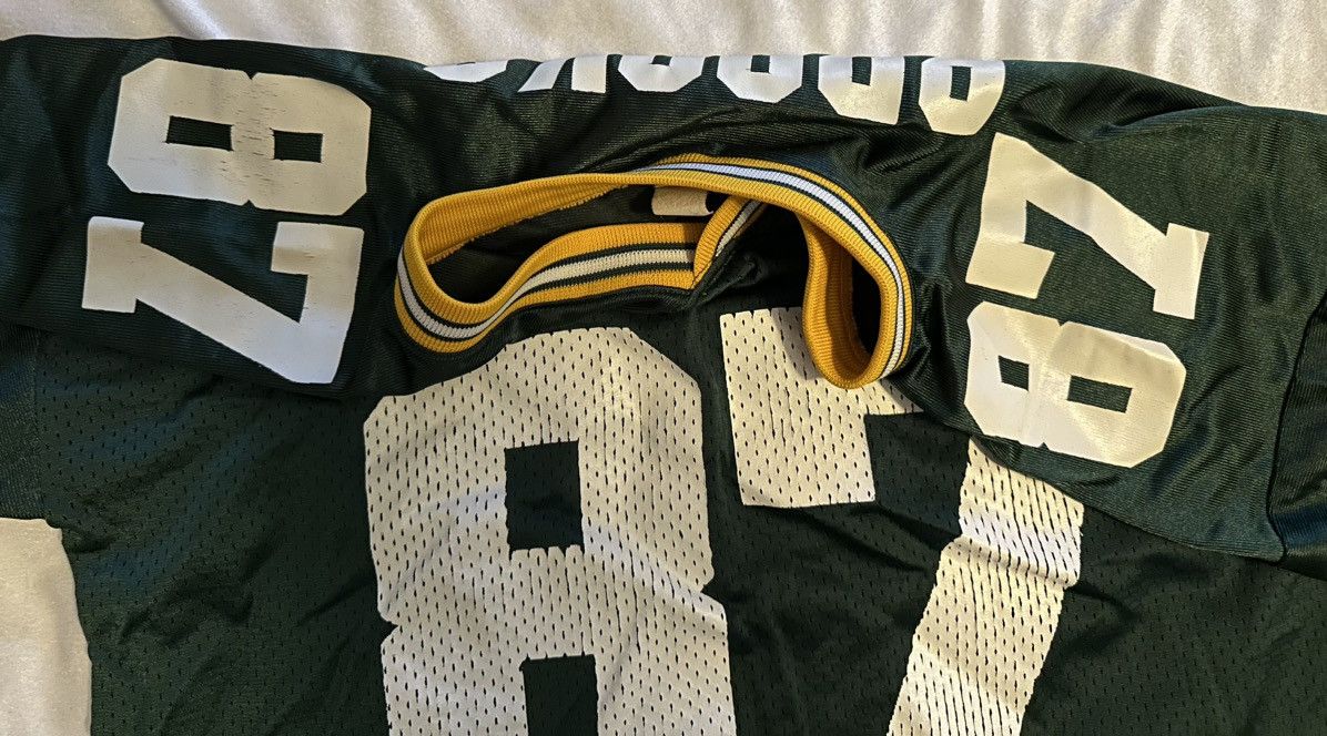Reebok × Vintage Roberts Brooks Green Bay Packers #87 NFL Reebok Jersey-Large Size US L / EU 52-54 / 3 - 10 Thumbnail