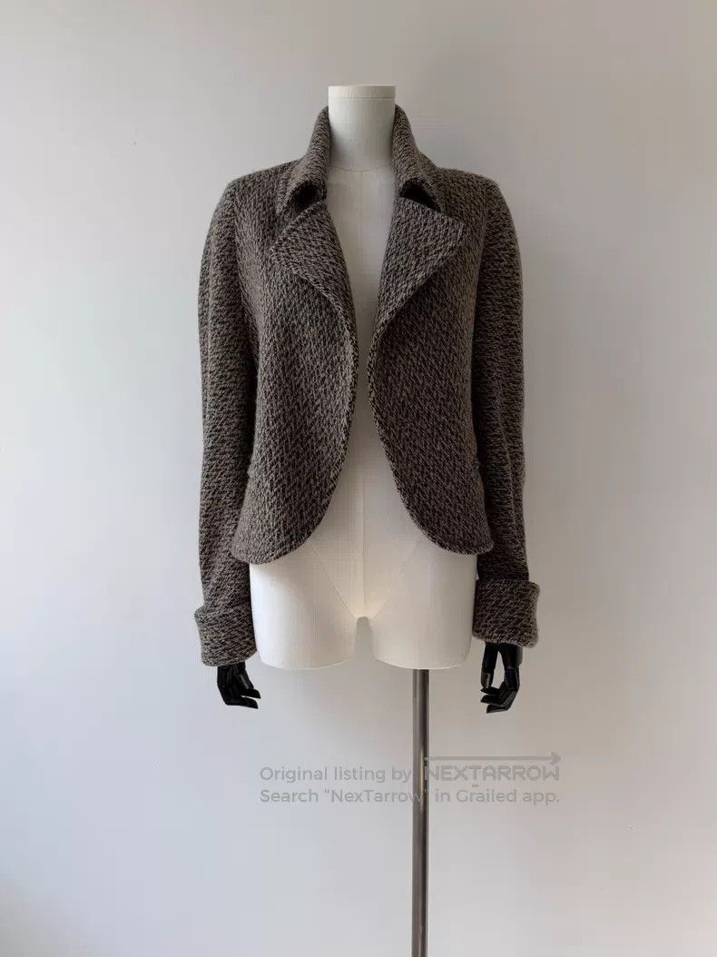 Yohji Yamamoto Yohji Yamamoto 24AW Tweed Jacket Size XS / US 0-2 / IT 36-38 - 2 Thumbnail