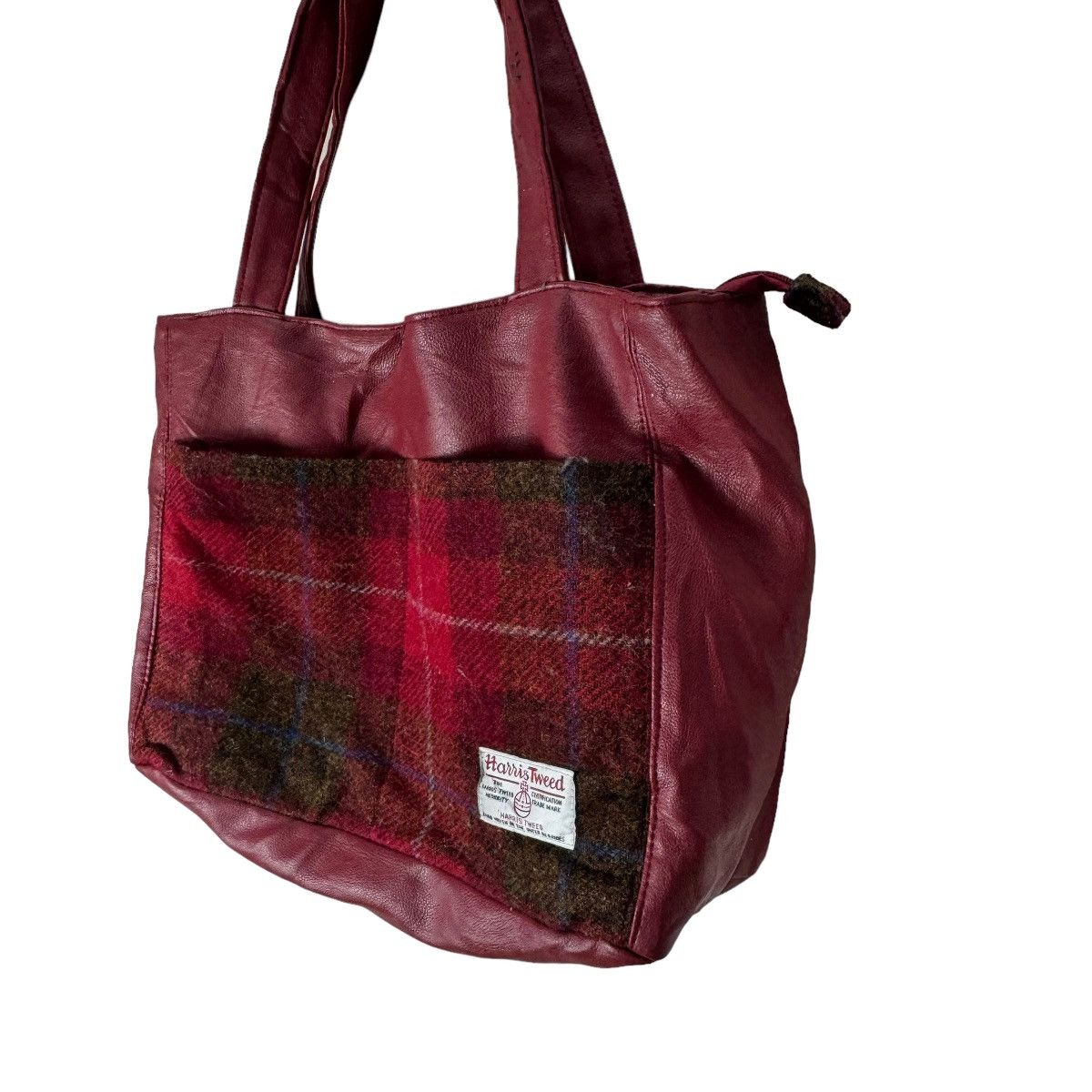 Harris Tweed 🌟HARRIS TWEED RED CHERRY HANDBAG / SHOULDER BAG Size ONE SIZE - 4 Thumbnail
