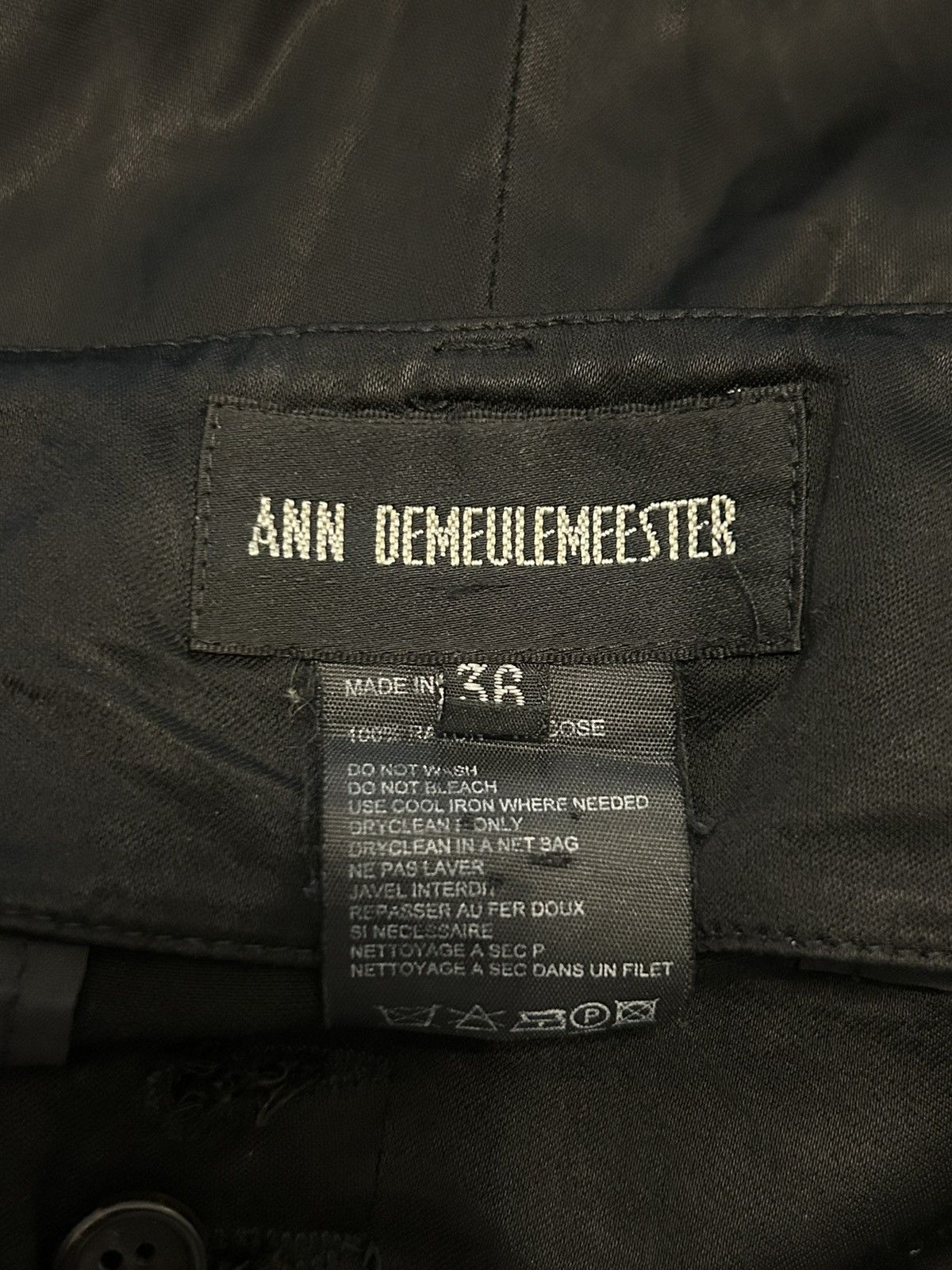 Ann Demeulemeester Satin Bondage Parachute Pants Size US 32 / EU 48 - 6 Thumbnail
