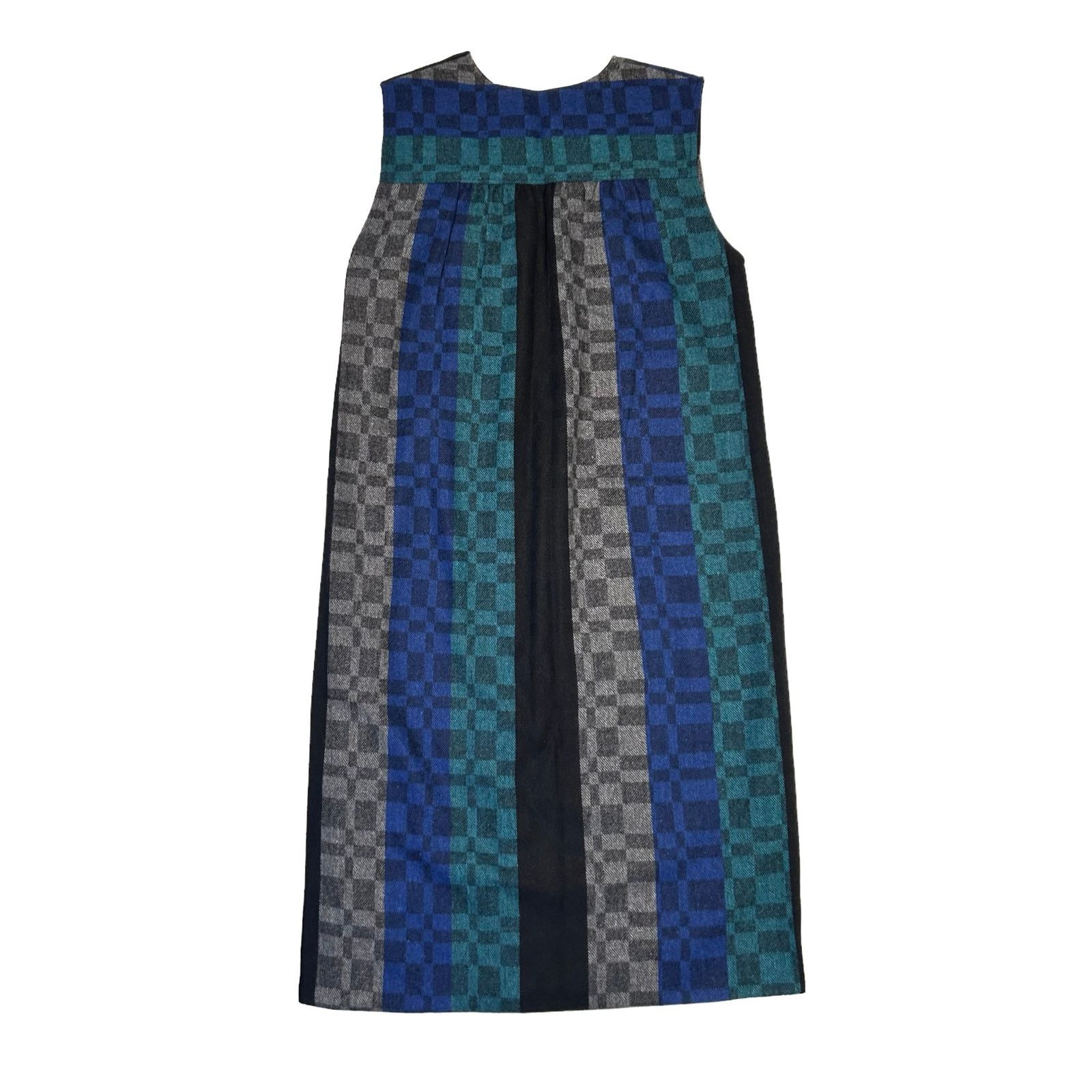 Handmade Vintage 80s Retro Shift hand-sewn Dress Size Small Size S / US 4 / IT 40 - 2 Thumbnail